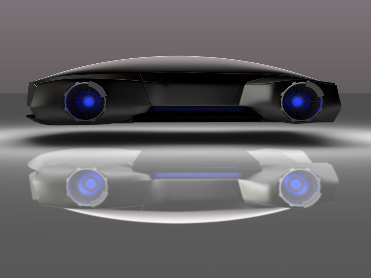 Wallpaper #3XKOMpMBX2lk1u3oCFoV18 Futuristic Hover Car 05 Vray 3dsmax Modell 3D Modell 19 Obj Fbx