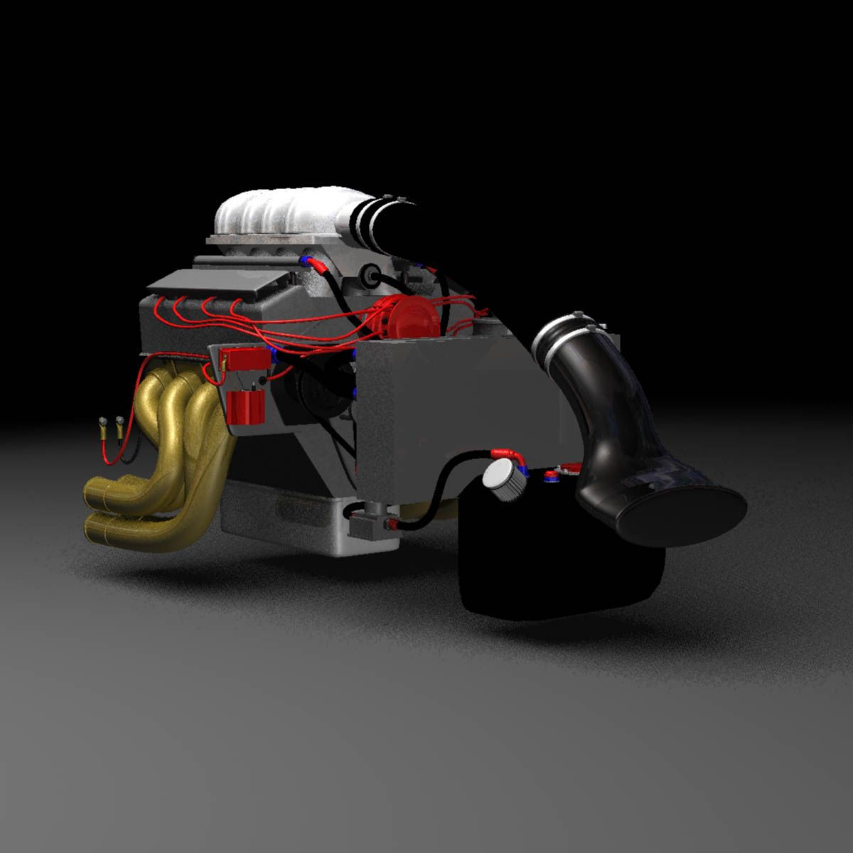 Wallpaper #3d643 Chevy Drag Racing Engines