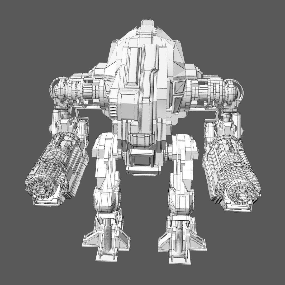 Wallpaper #32cE-5IBSpphPi3-g5LU234 Mech Robot Sci Fi Warrior 3D Model 15 Max Free3d