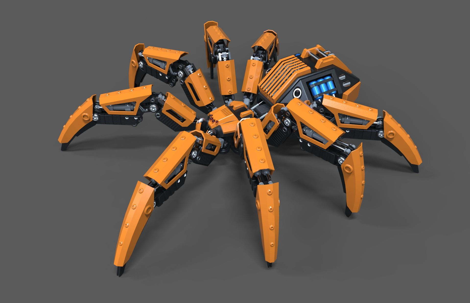 Wallpaper #HfQqOpMBKFX8bn3rhHgw381 Robot Spider Tr48 Free 3D Model Blend Fbx Free3d