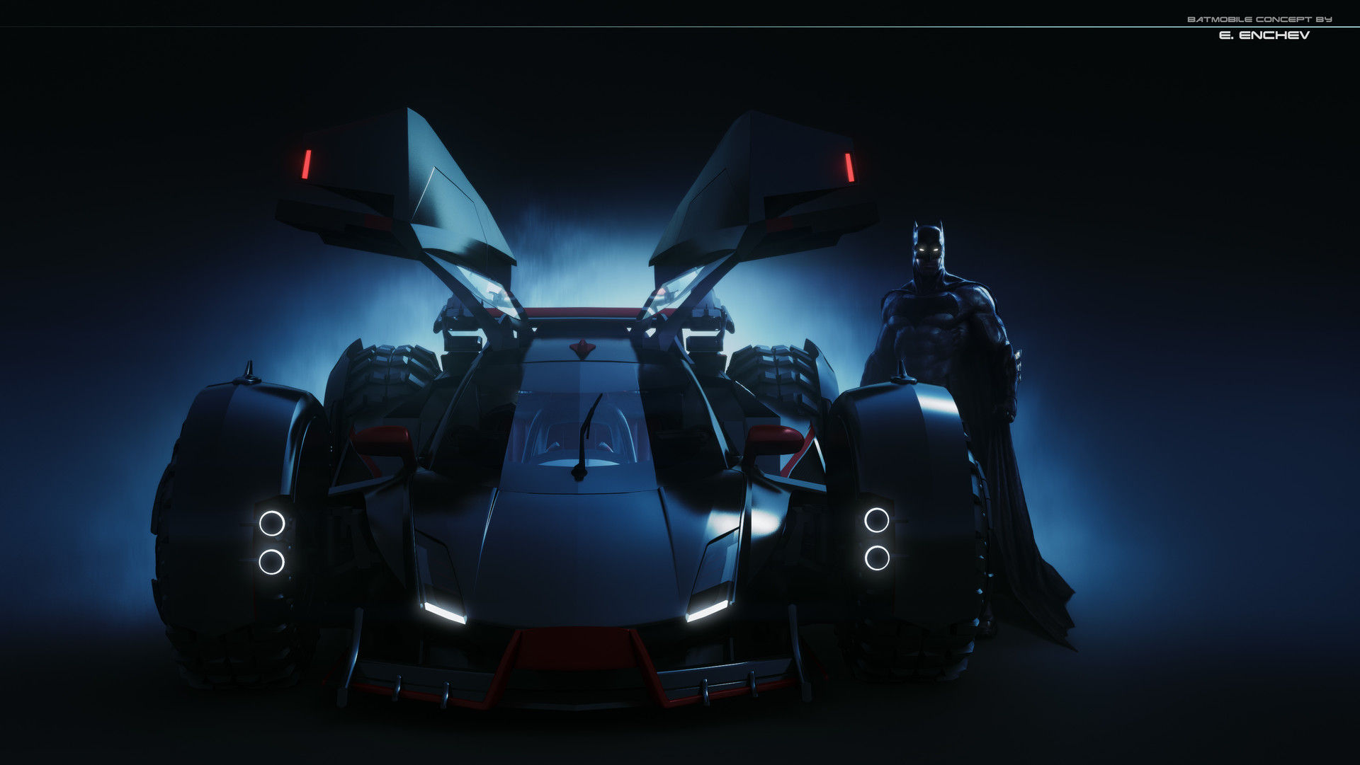 Wallpaper #t2h3FpMBSpphPi3-7QvA73 Artstation Batmobile Concept V12