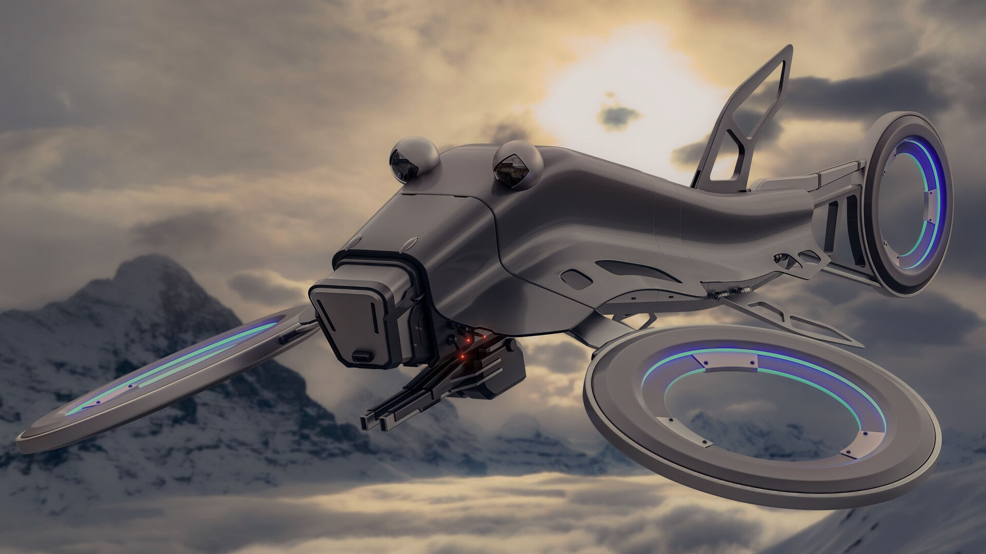 Wallpaper #eb723 Concept Sci Fi Drone Obj