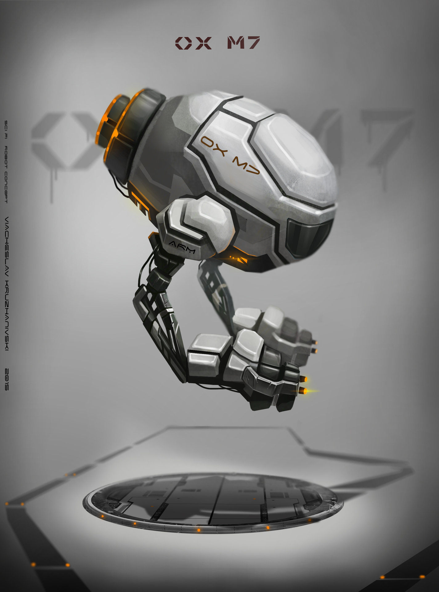 Wallpaper #Yp03ZJcBkAG5jTCHx7Ci25 Artstation Robot Sci Fi Concept Viacheslav Kryzhanivskii