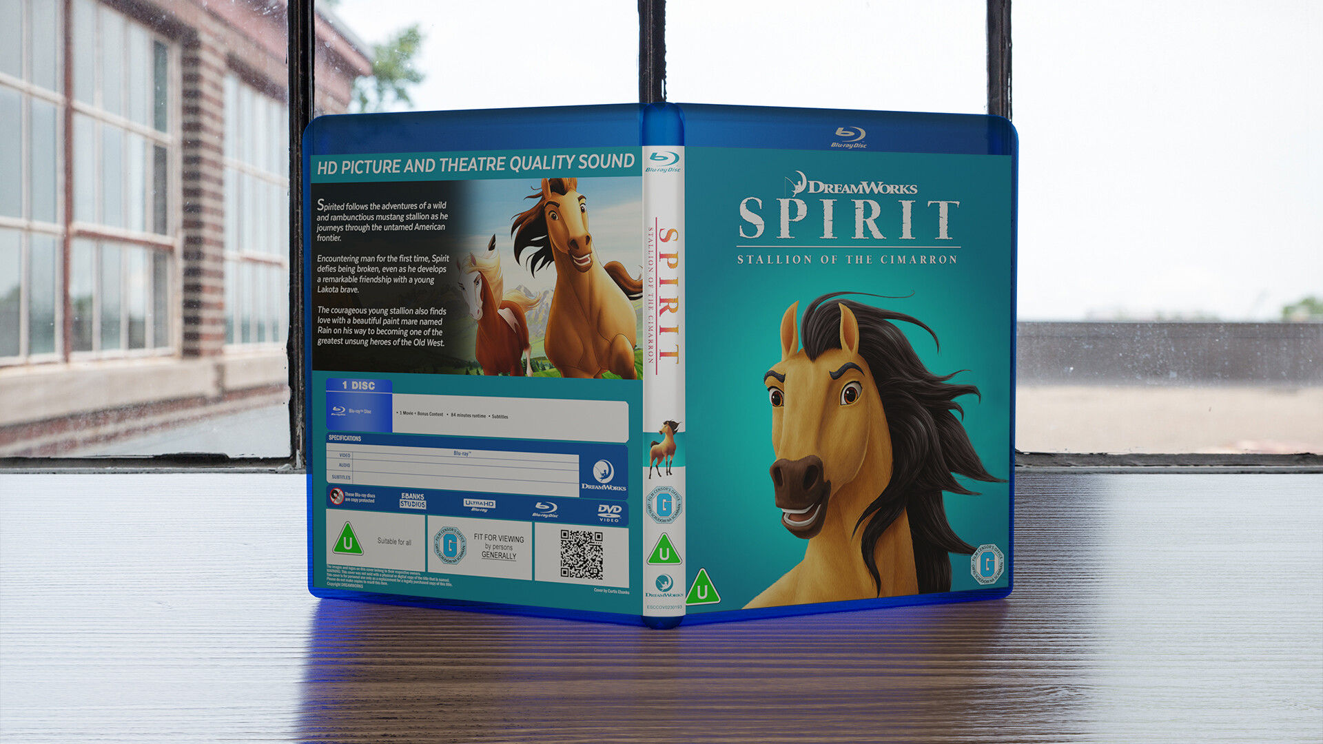 Wallpaper #J2fDC5MBSpphPi3-vNtJ169 Artstation Spirit Stallion of the Cimarron Custom Blu Ray Cover