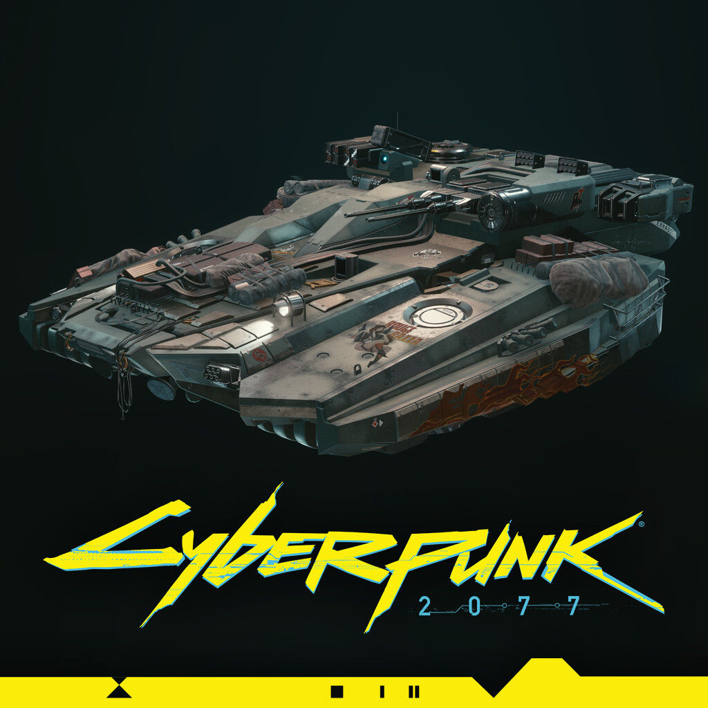 Wallpaper #d2fwApMBSpphPi3-PbHg1 Artstation Cyberpunk 2077 Militech Basilisk Texturing Polishing