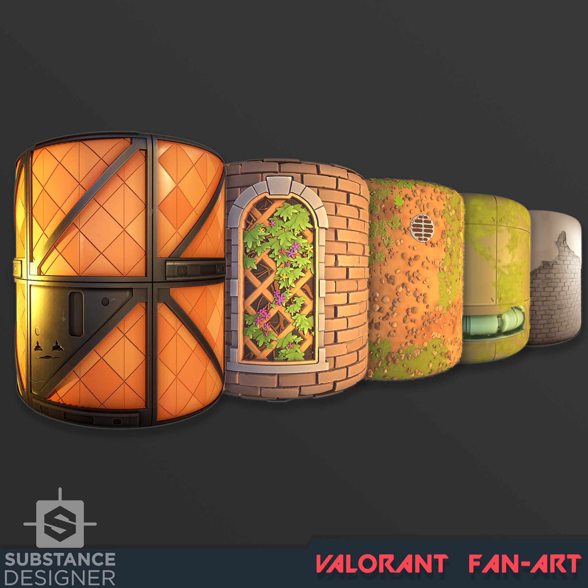 Wallpaper #dQOfZpMBpyOg8YnE4Nvr2 Artstation Valorant Textures Fan Art