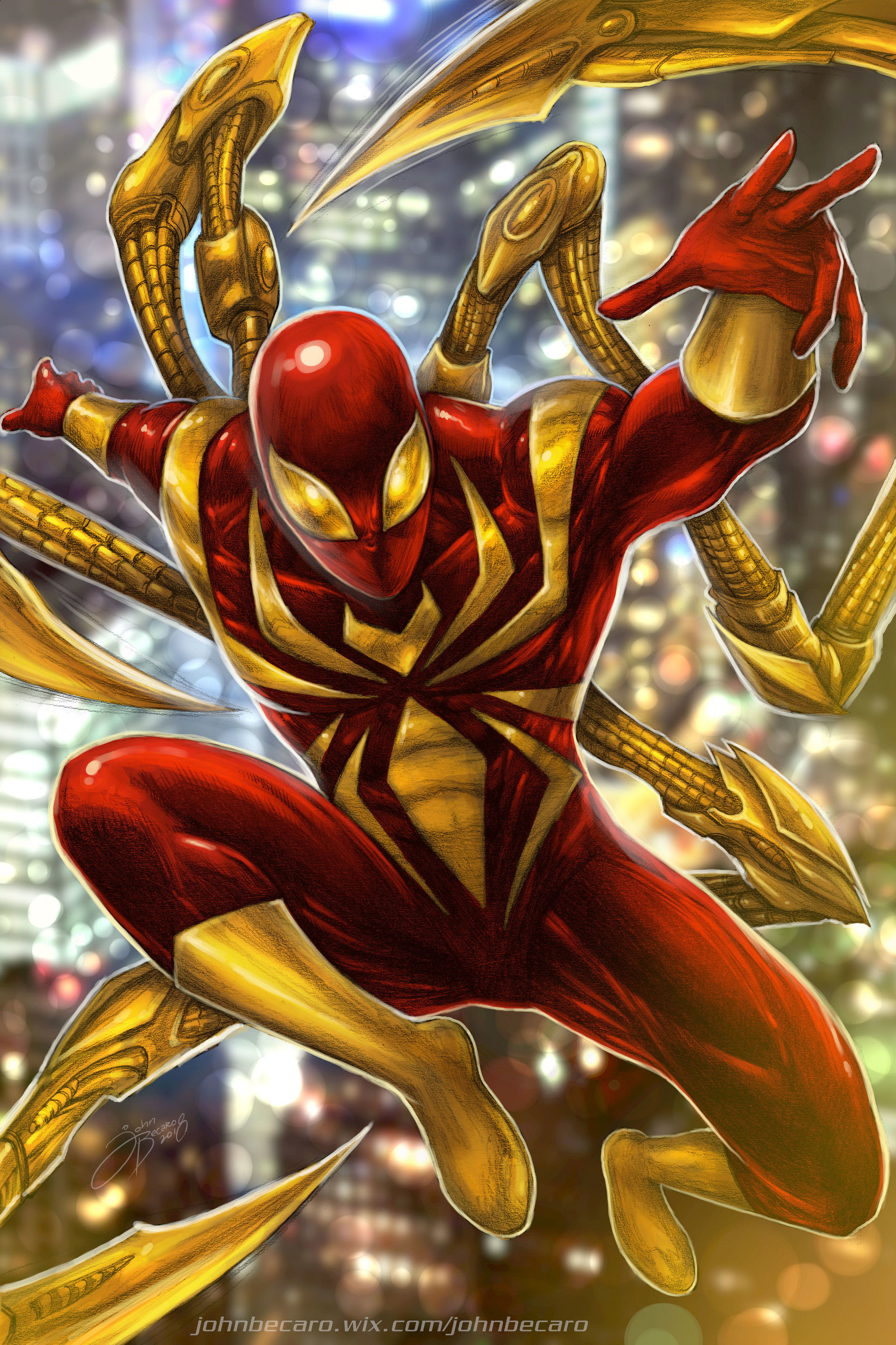 Wallpaper #cEUwko4B7YBJg1BVXJ7W12 Artstation Iron Spider