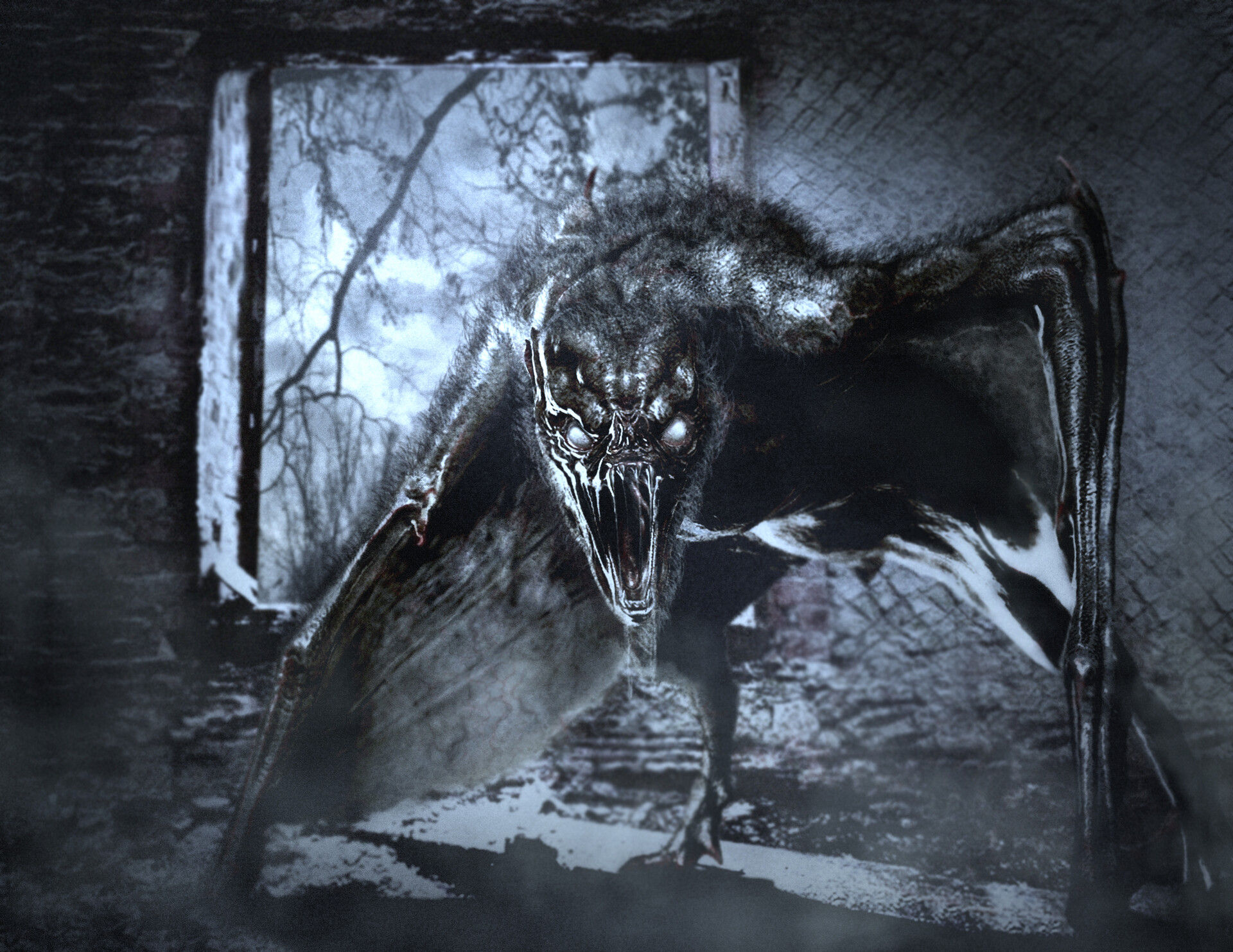 Wallpaper #dfTIOpMBKFX8bn3roXlL150 Artstation Desmodus Bat Creature