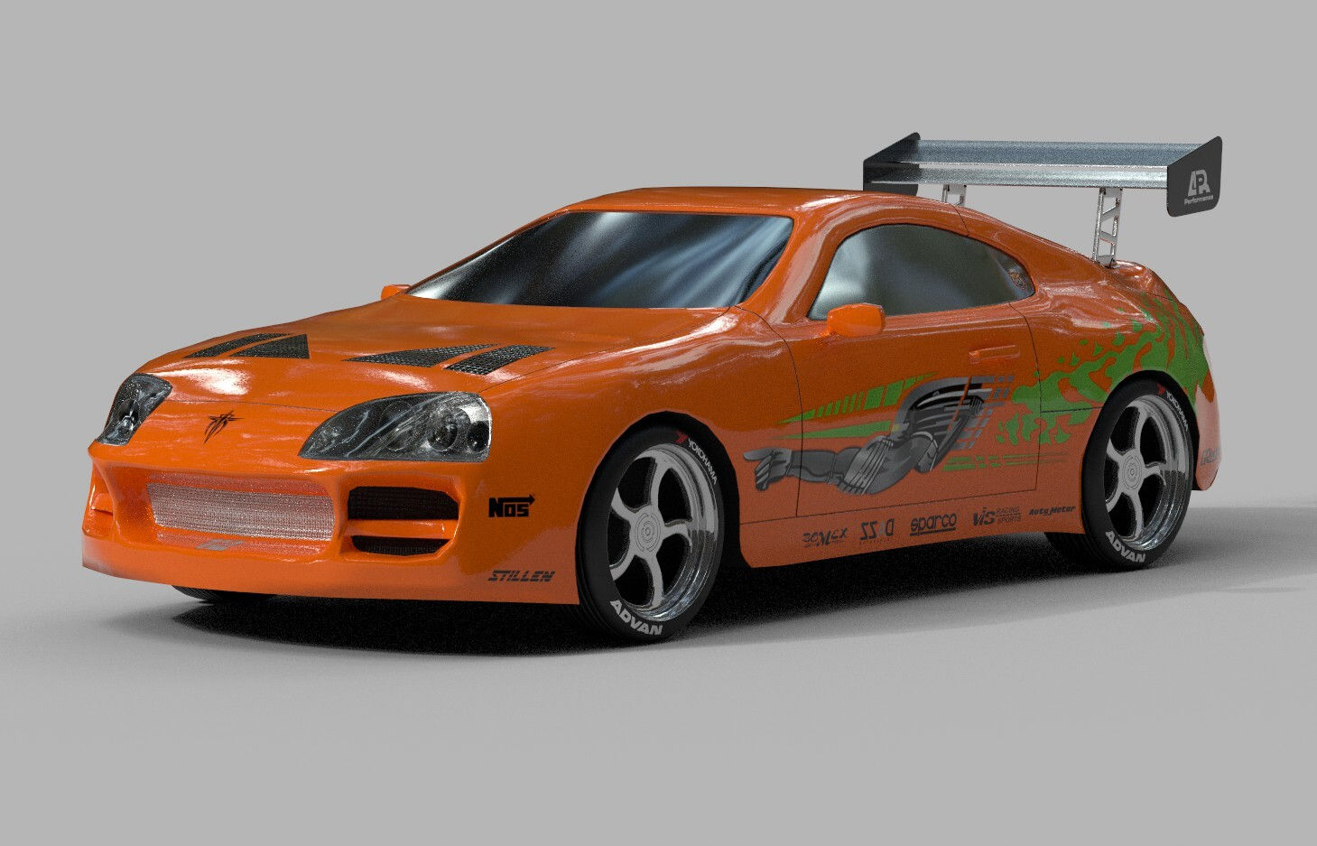 Wallpaper #uhyWQZMB8JfcLg2Jq_eg241 Artstation Toyota Supra Mk4