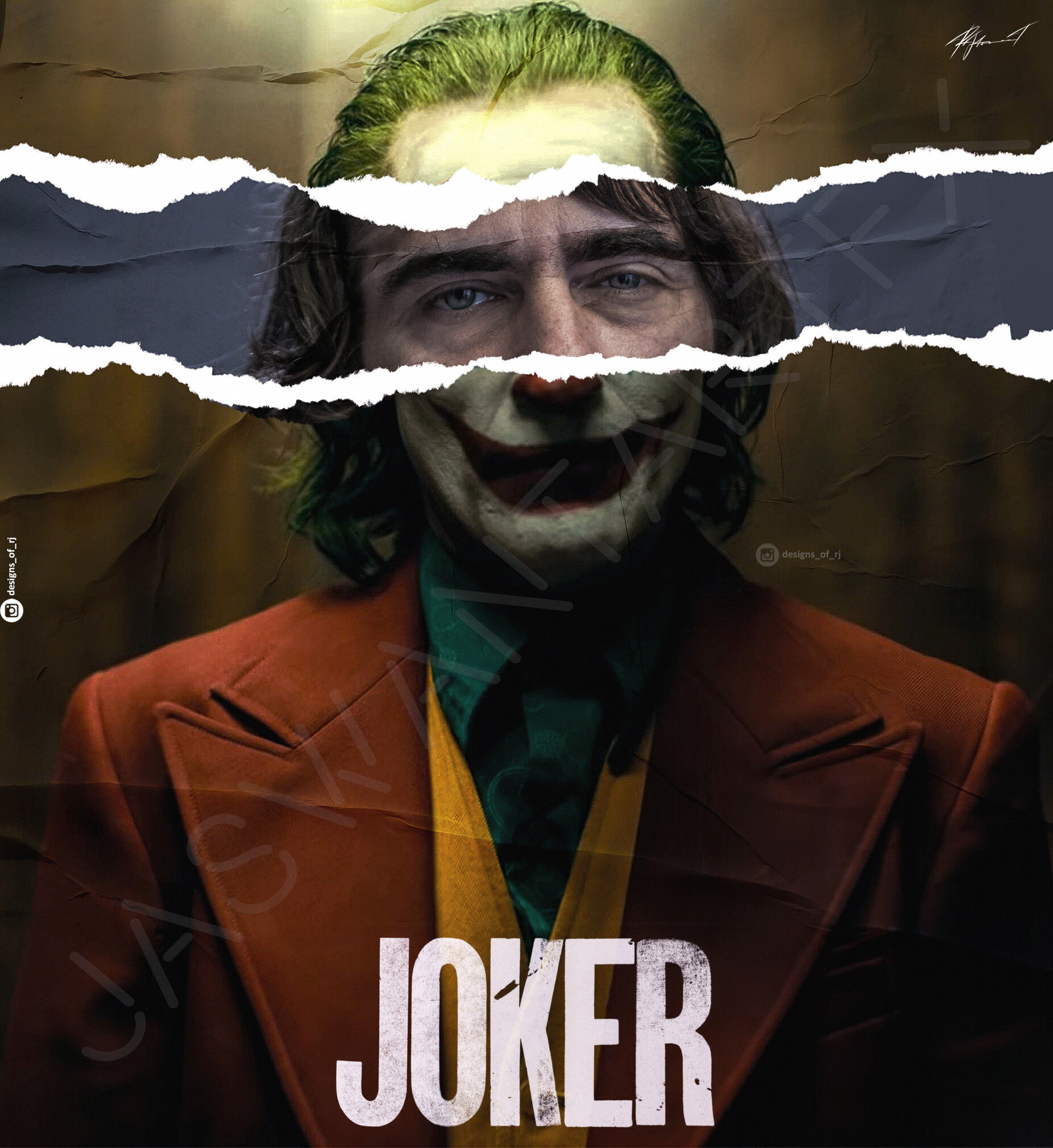 Wallpaper #LVgVNJMBzN9vxX34dDur49 Artstation Joker Poster Art