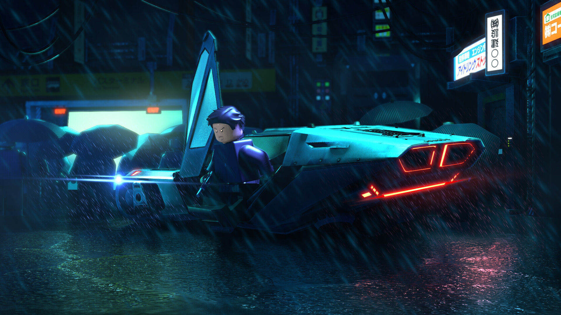 Wallpaper #NIJmQJMB0GiFKesMCsGr193 Artstation Lego Blade Runner Fan Art Project 01