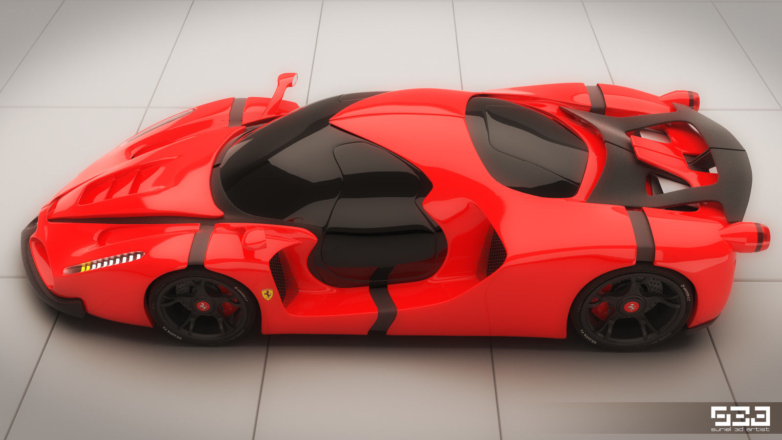 Wallpaper #h_8QaJMB3lSXT3zUBONt20 Hector Mermac Suriel Ferrari Enzo GT Concept