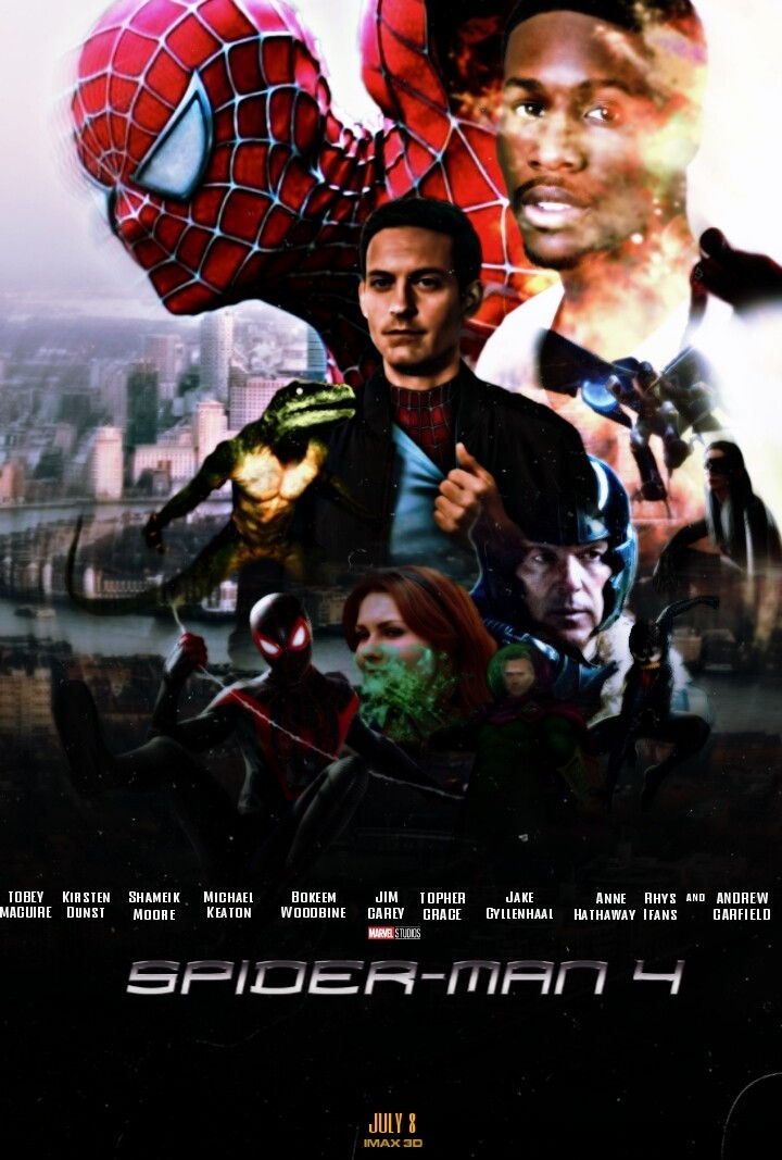 Wallpaper #J2e_5ZIBSpphPi3-KTEm161 Artstation Sam Raimi Spider Man 4 Concept Poster 2 Makeraimispiderman4