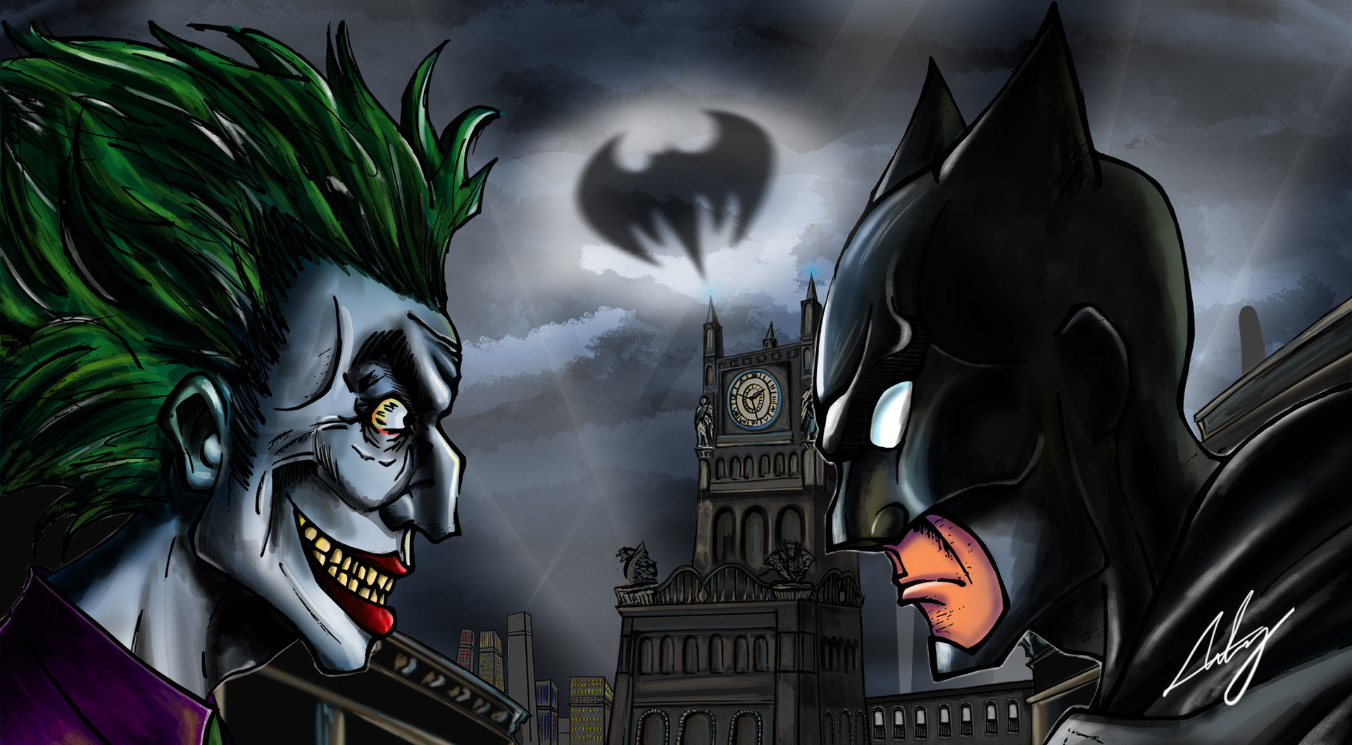 Wallpaper #LGh4HpMBSpphPi3-ZCmG28 Batman Fighting Joker