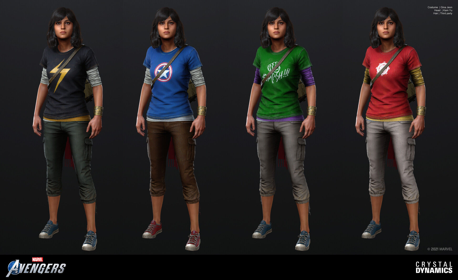 Wallpaper #dfbc2 Marvels Avengers Characters Ms Marvel Kamala Khan Bruce Banner