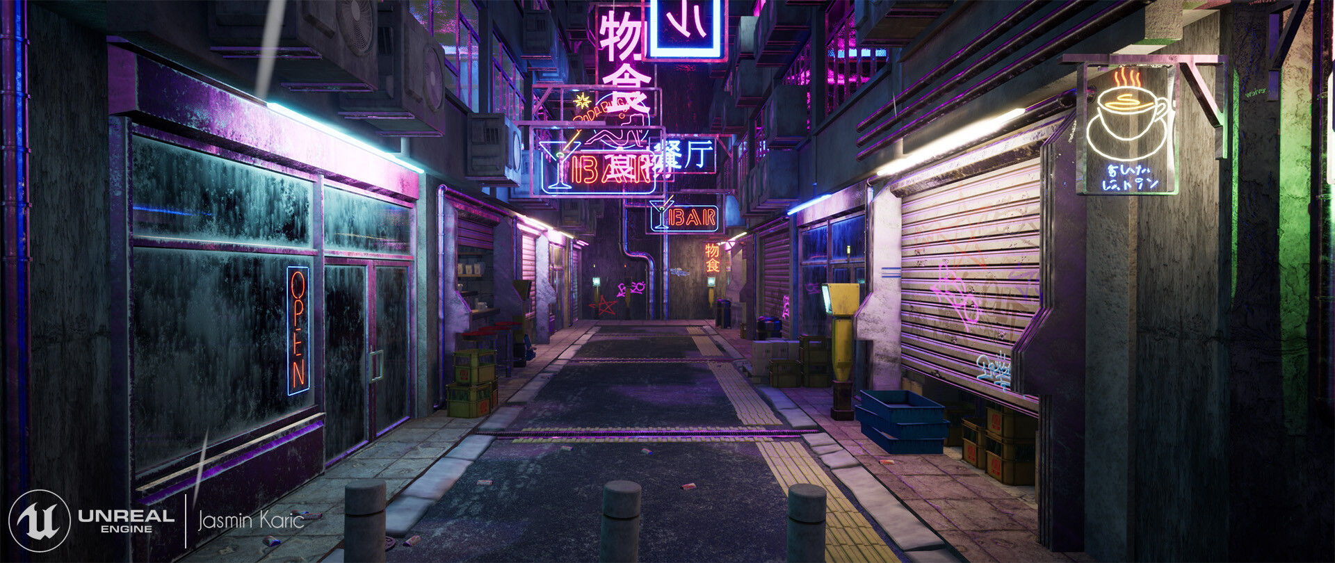 Wallpaper #YEUVlI4B7YBJg1BVJJ_q27 Cyberpunk Blender