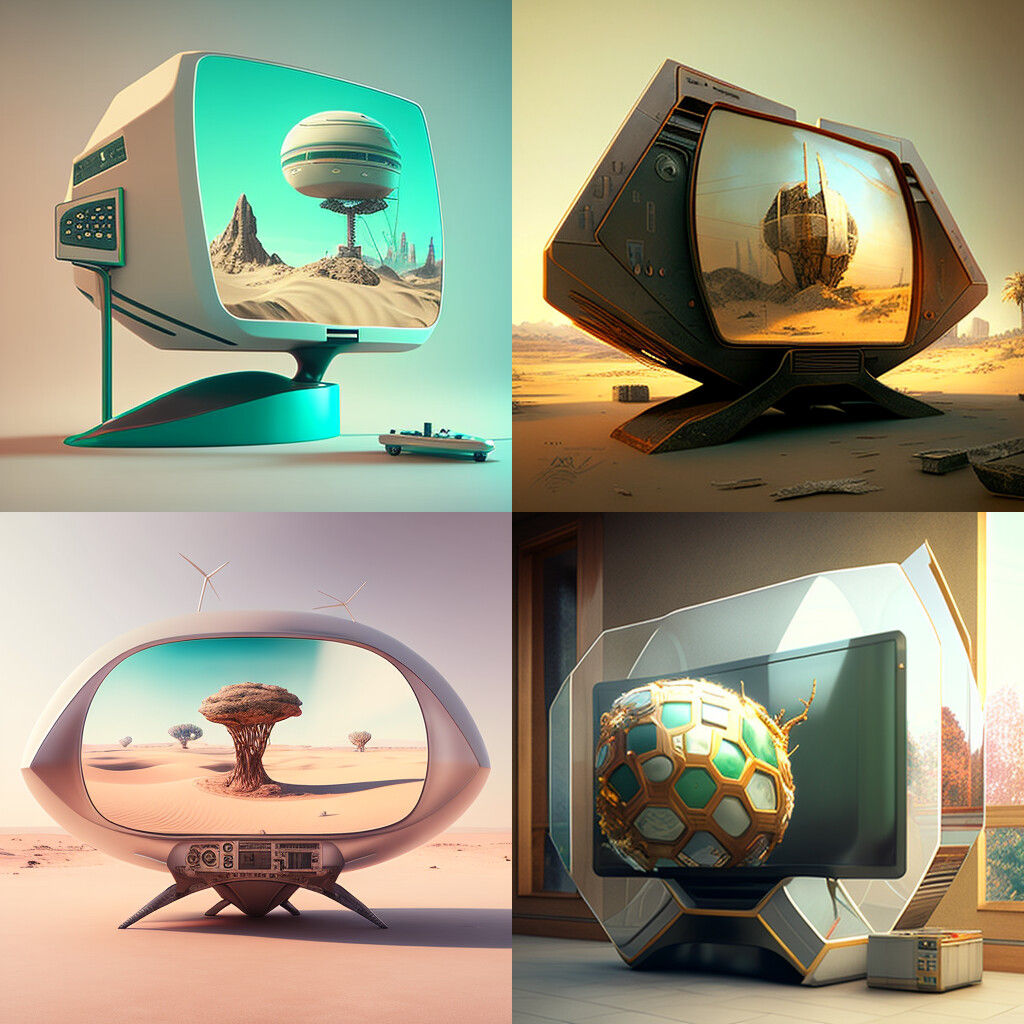 Wallpaper #O3emKJMB-pgBXx60l6uP22 Artstation Futuristic TV