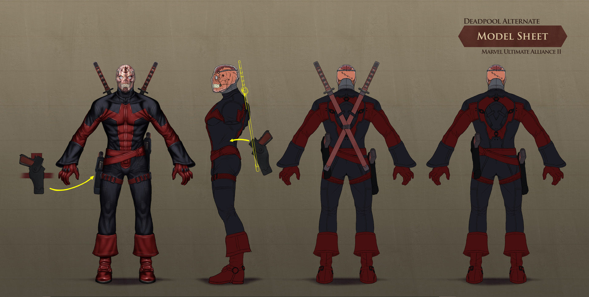 Wallpaper #62e25ZIBSpphPi3-nDDD18 Deadpool Ultimate Alliance