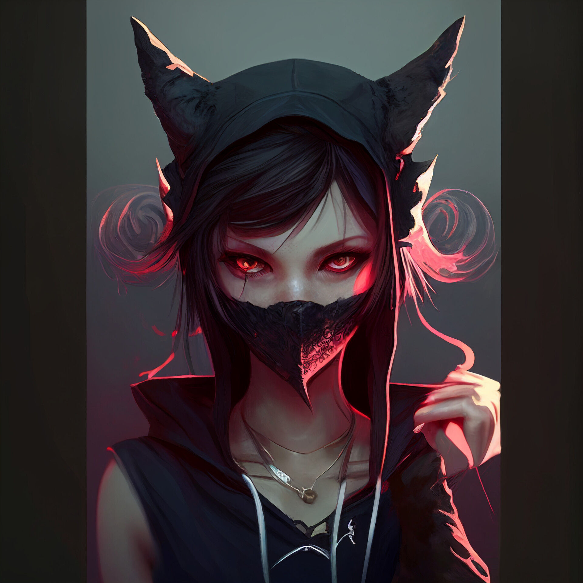 Wallpaper #QmdJ55IBSpphPi3-yTfe233 Artstation Art of Demon Girl