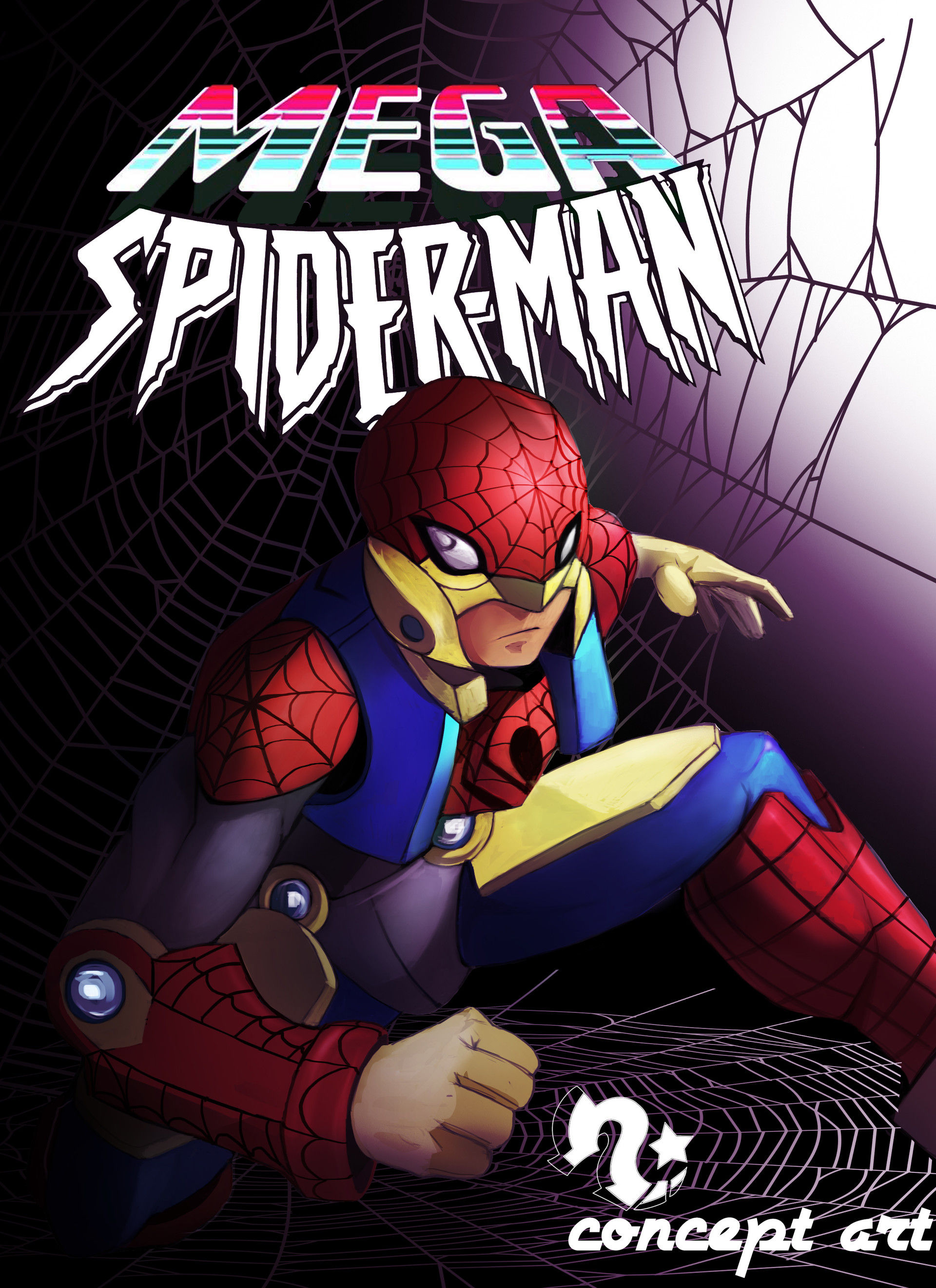 Wallpaper #Z1gfNJMBzN9vxX34uDsd0 Artstation Mega Spiderman