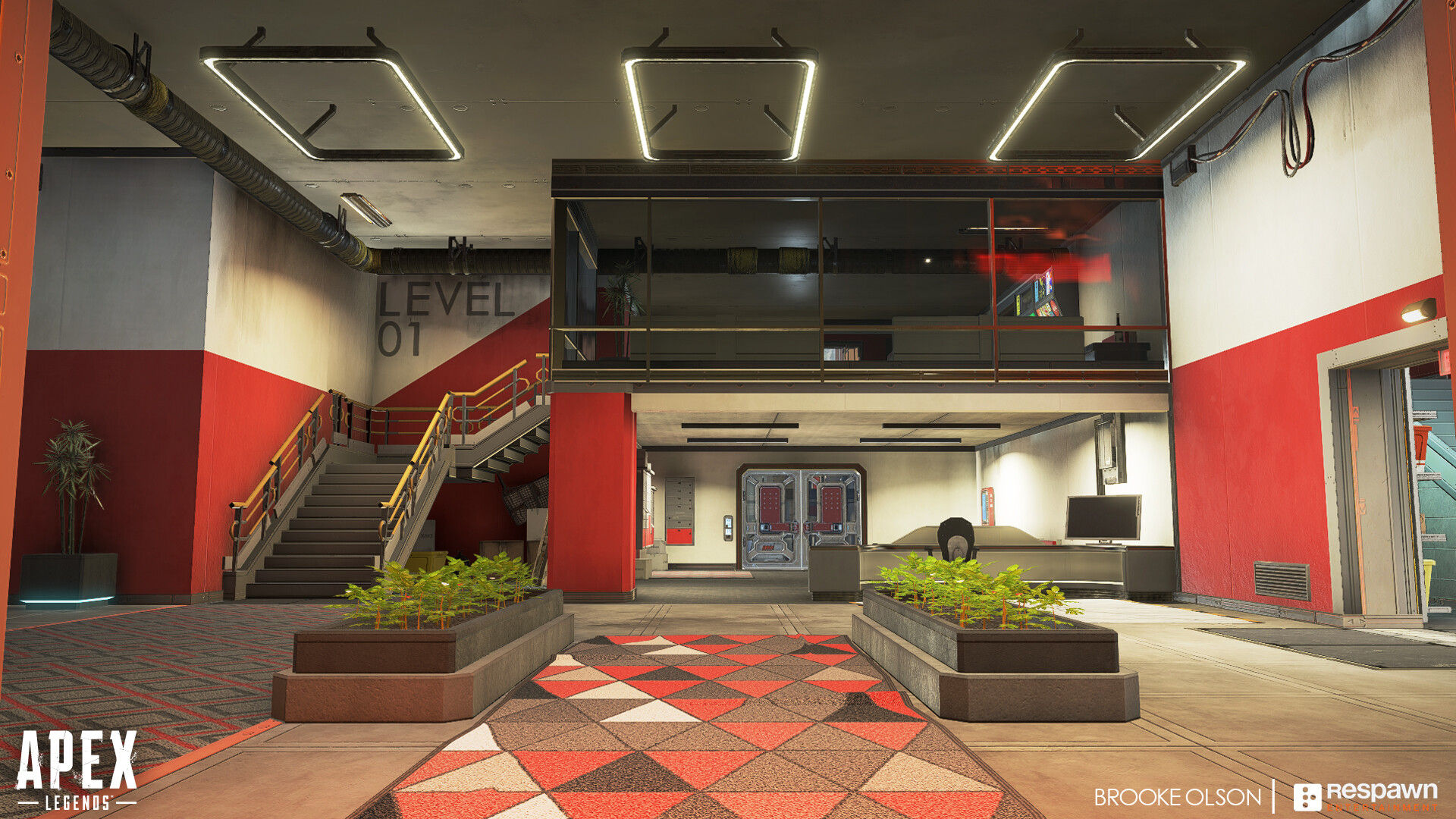 Wallpaper #1RljA48BtGB6xQ78E0sV50 Brooke Olson Apex Legends Worlds Edge Interior Set 05