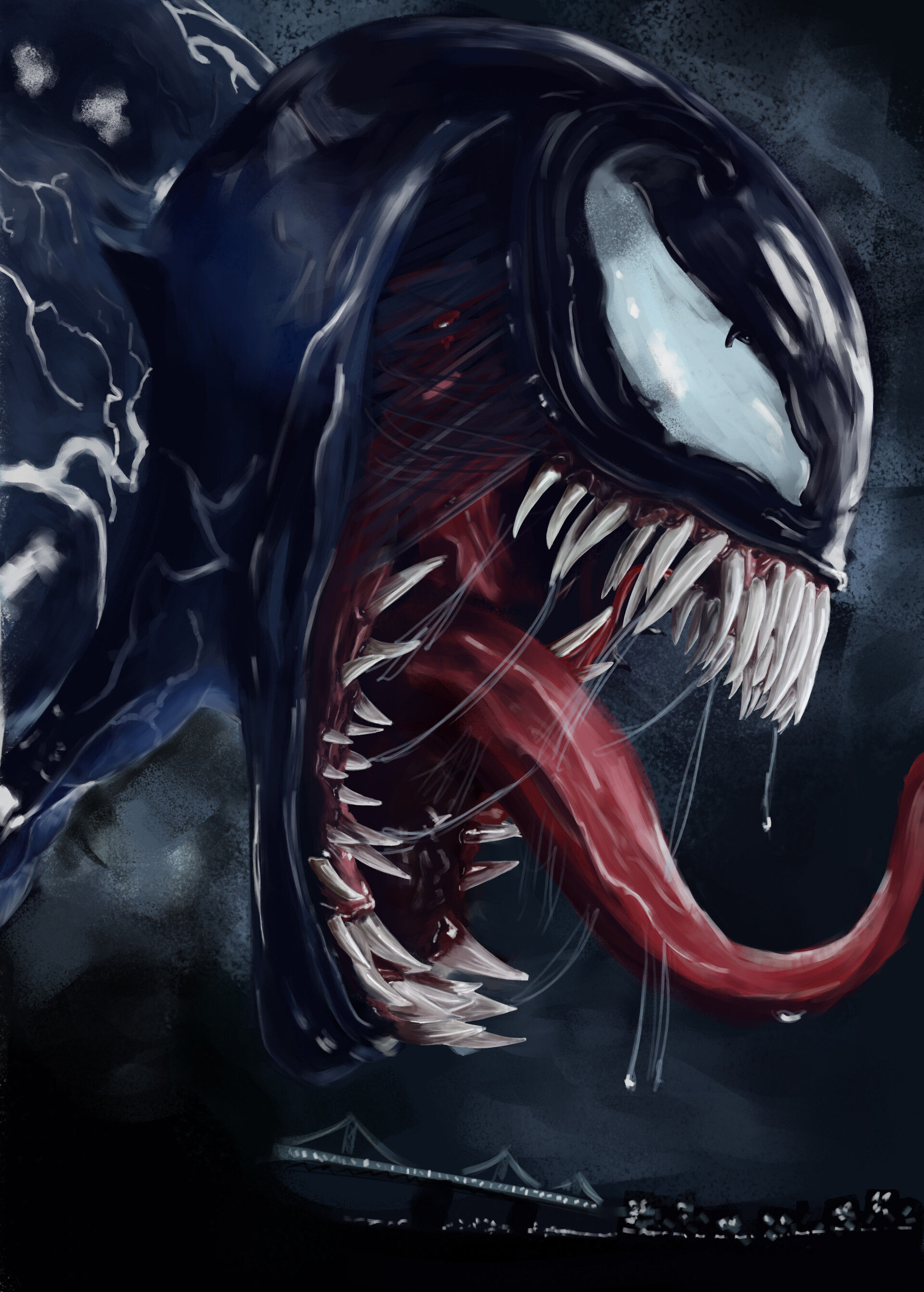 Wallpaper #faegMpMBlSzal8H1W9v9165 Artstation Venom Fan Art