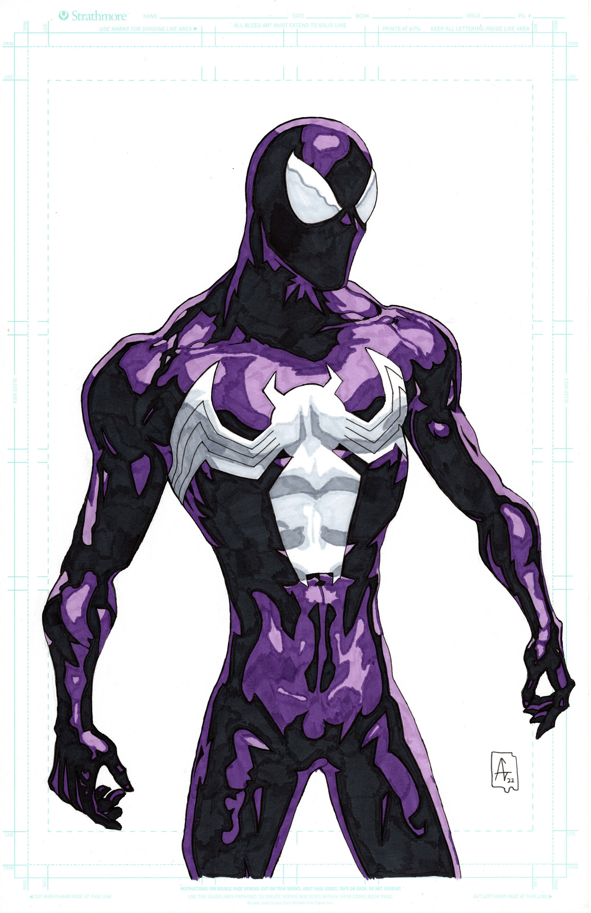 Wallpaper #w_B4gJcBi4JM6agGLSG5101 Artstation Spider Man Venom Symbiote Suit V2 Game Ass Vrogueco