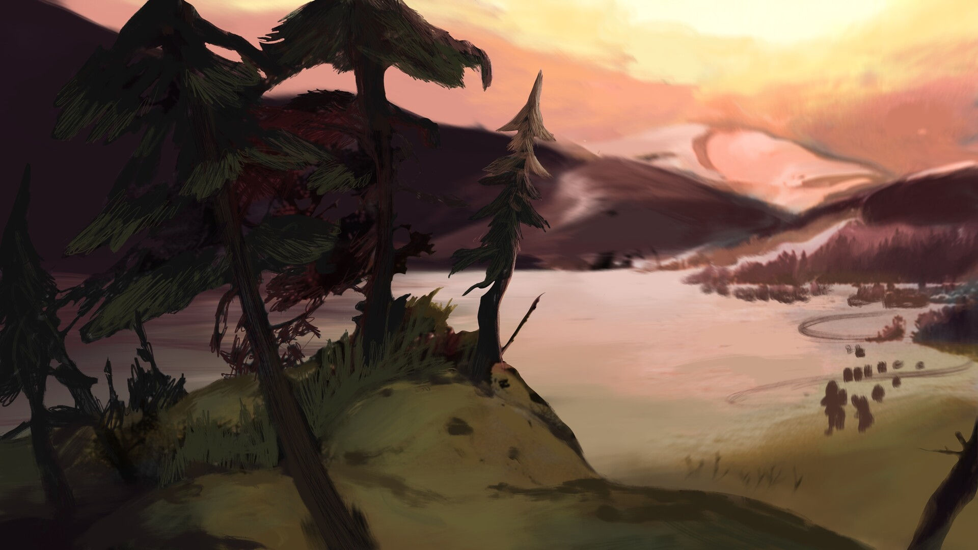 Wallpaper #s2eP7pIBSpphPi3-AF09225 Artstation Nature Concept Art for Comic Book