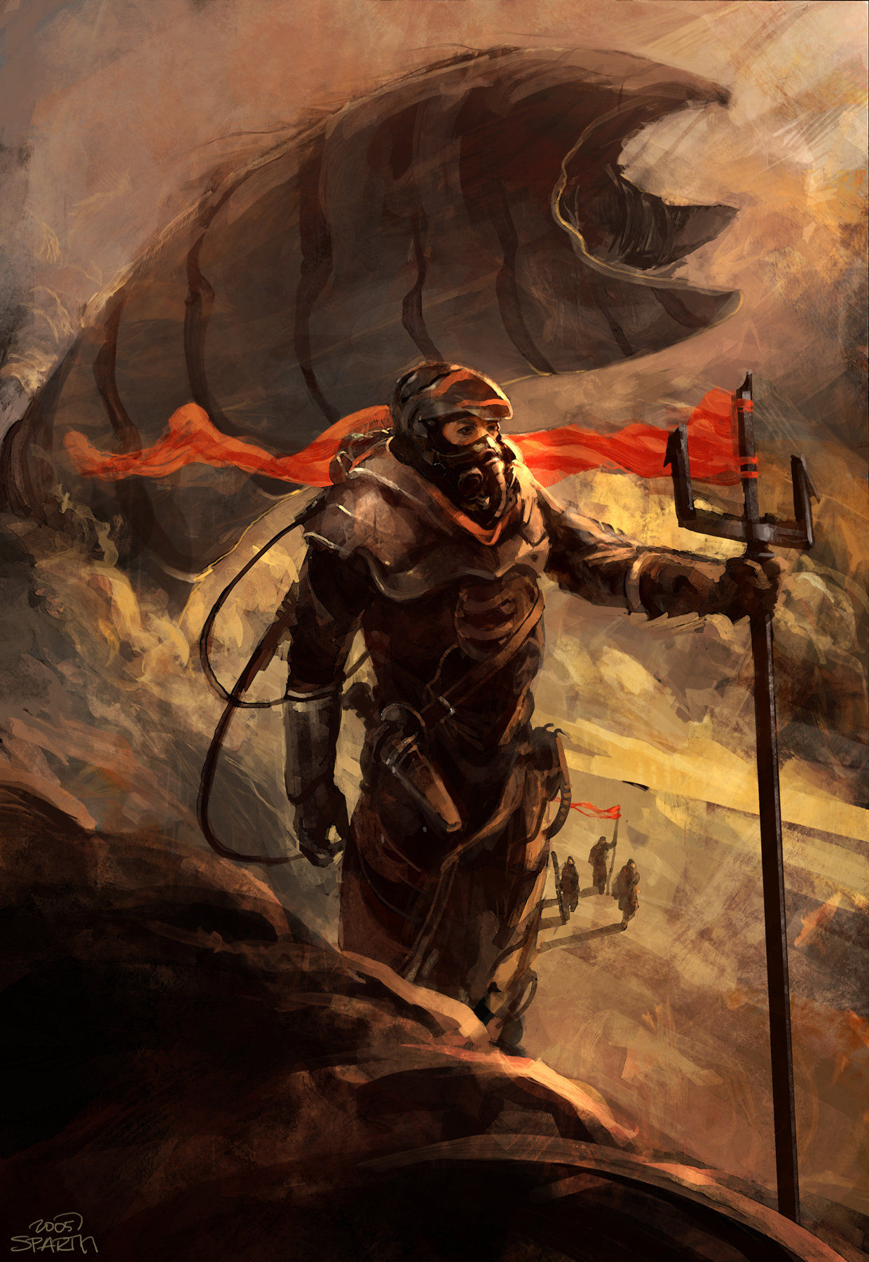 Wallpaper #3YJFQJMB0GiFKesMK8Bn28 Artstation Dune Book Cover 2005