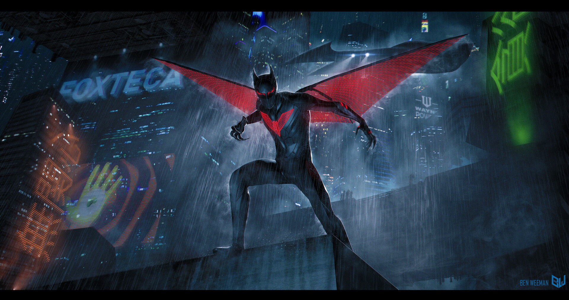 Wallpaper #7HMDho4BFI5NbQksMB7_23 Artstation Batman Beyond 20