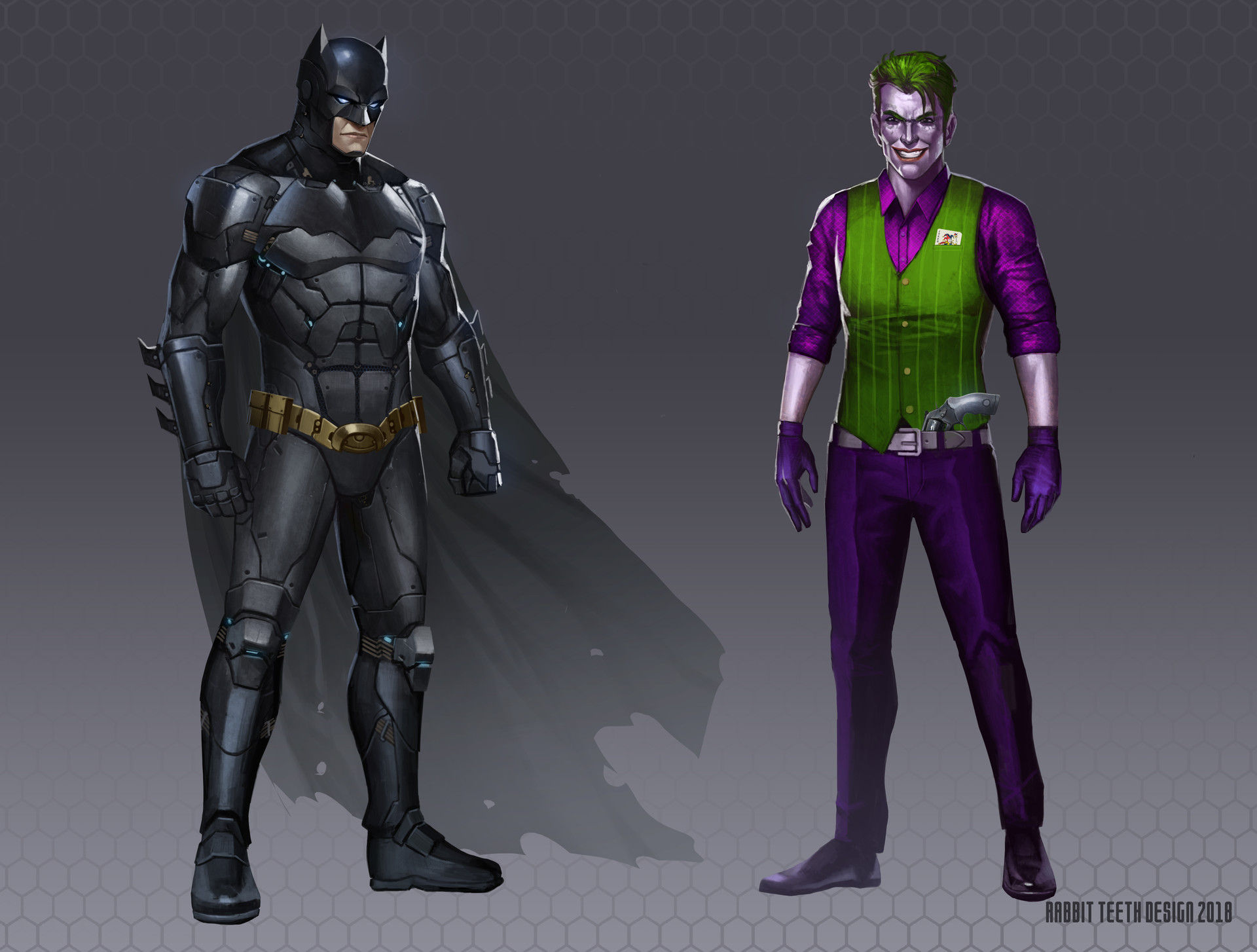 Wallpaper #amcZ_pIBSpphPi3-8J4h6 Artstation Dark Knight Joker Character Design