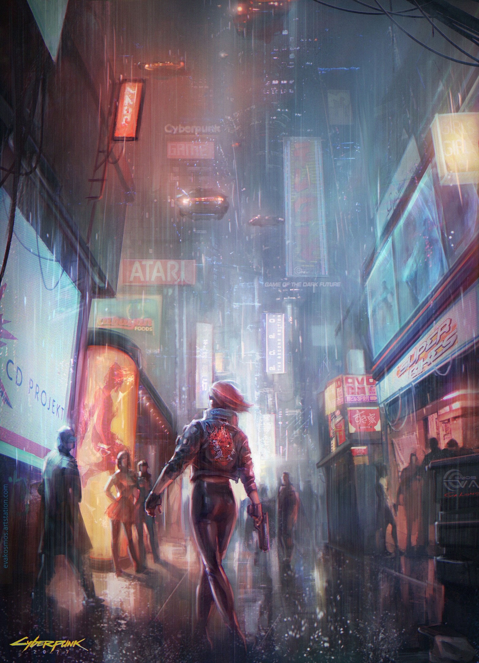 Wallpaper #gAAd6o4BSdW8dNoufA5t44 Artstation Cyberpunk 2077 Fan Art