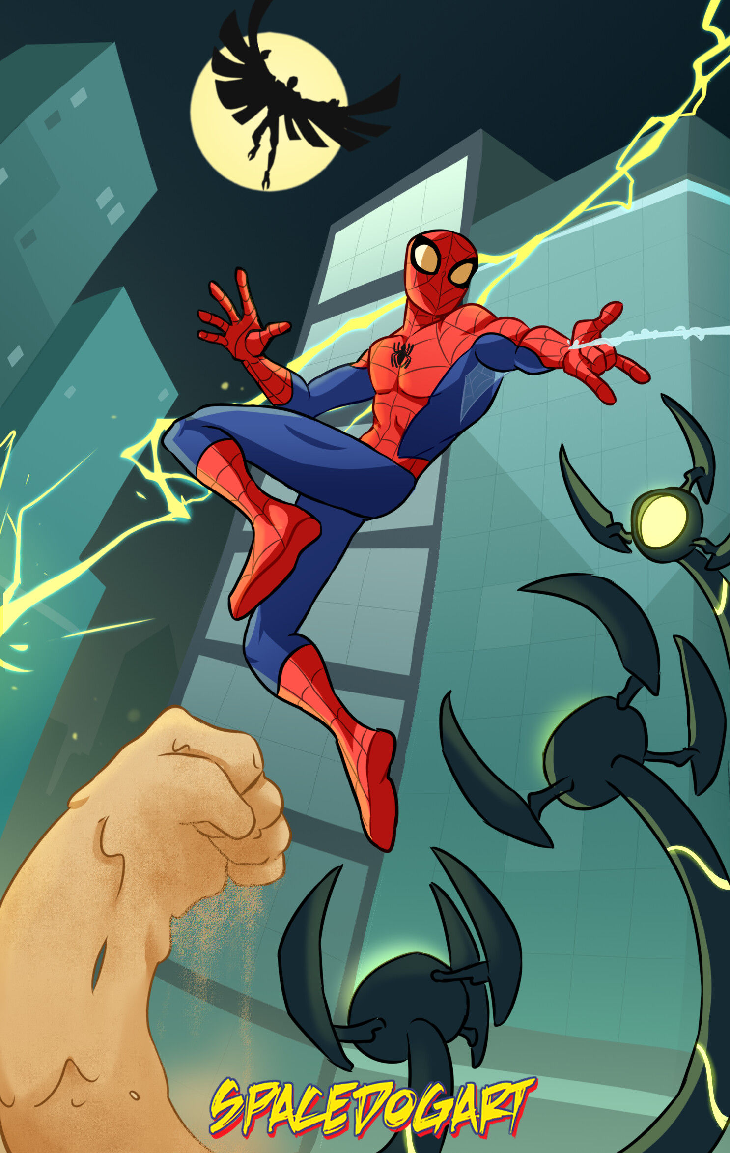 Wallpaper #lQOfZZMBpyOg8YnERdmb10 Artstation Spectacular Spider Man