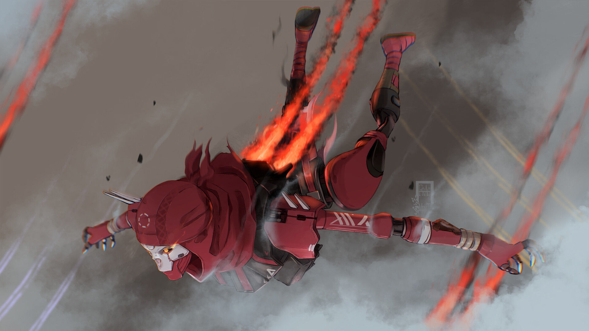 Wallpaper #gX2v844Bnwiau_P6EA3O21 Artstation Apex Legends Death from Above