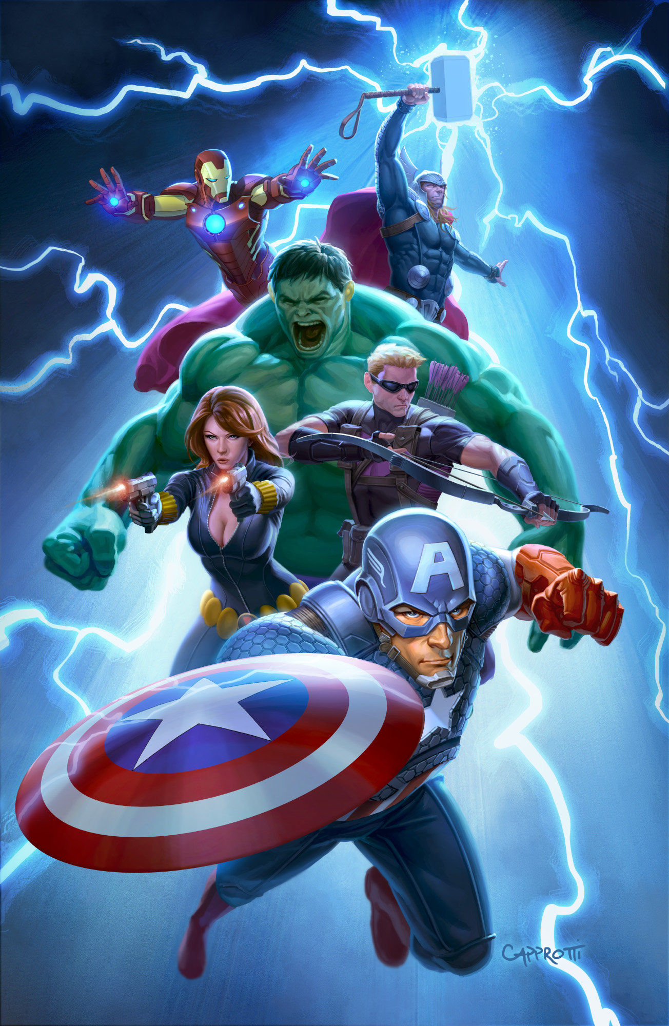 Wallpaper #5QBH6o4BSdW8dNou7A7H11 Artstation Avengers Fcbd Poster Mike Capprotti