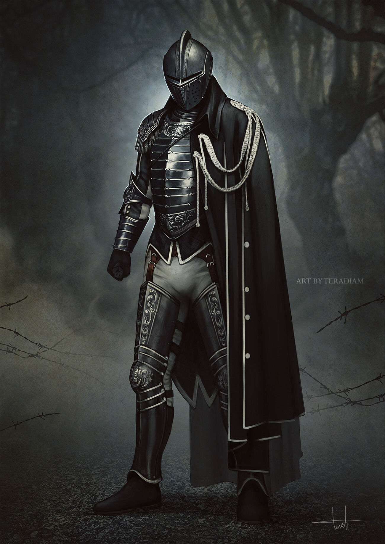 Wallpaper #7X0d8o4Bnwiau_P6ZAq923 Wilhelm Captain of the Black Knights by Teresa Ramos Imaginaryknights