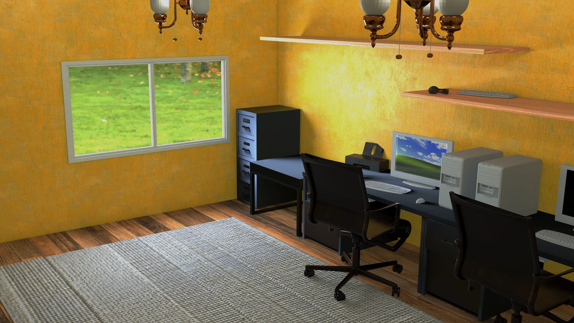 Wallpaper #MWcjC5MBSpphPi3-X9jd81 Artstation Old School Computer Room for Families