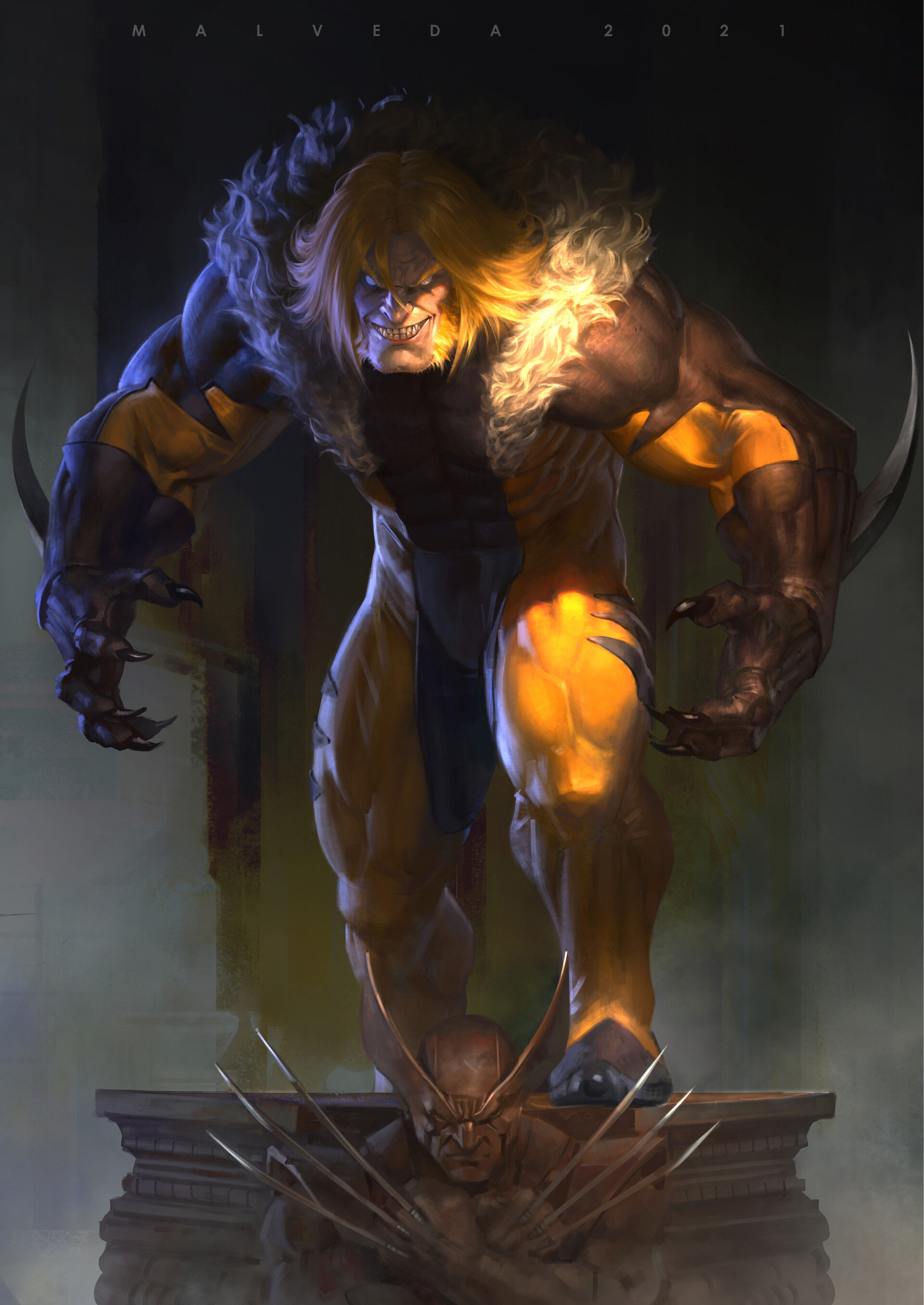 Wallpaper #ARn8H48BtGB6xQ78YX3521 Artstation Sabertooth