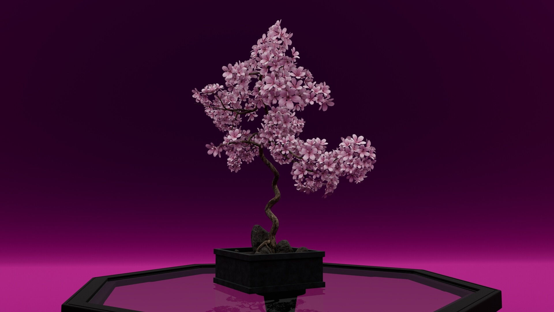 Wallpaper #jWdLE5MBSpphPi3-Rv-o140 Artstation Cherry Blossom Bonsai