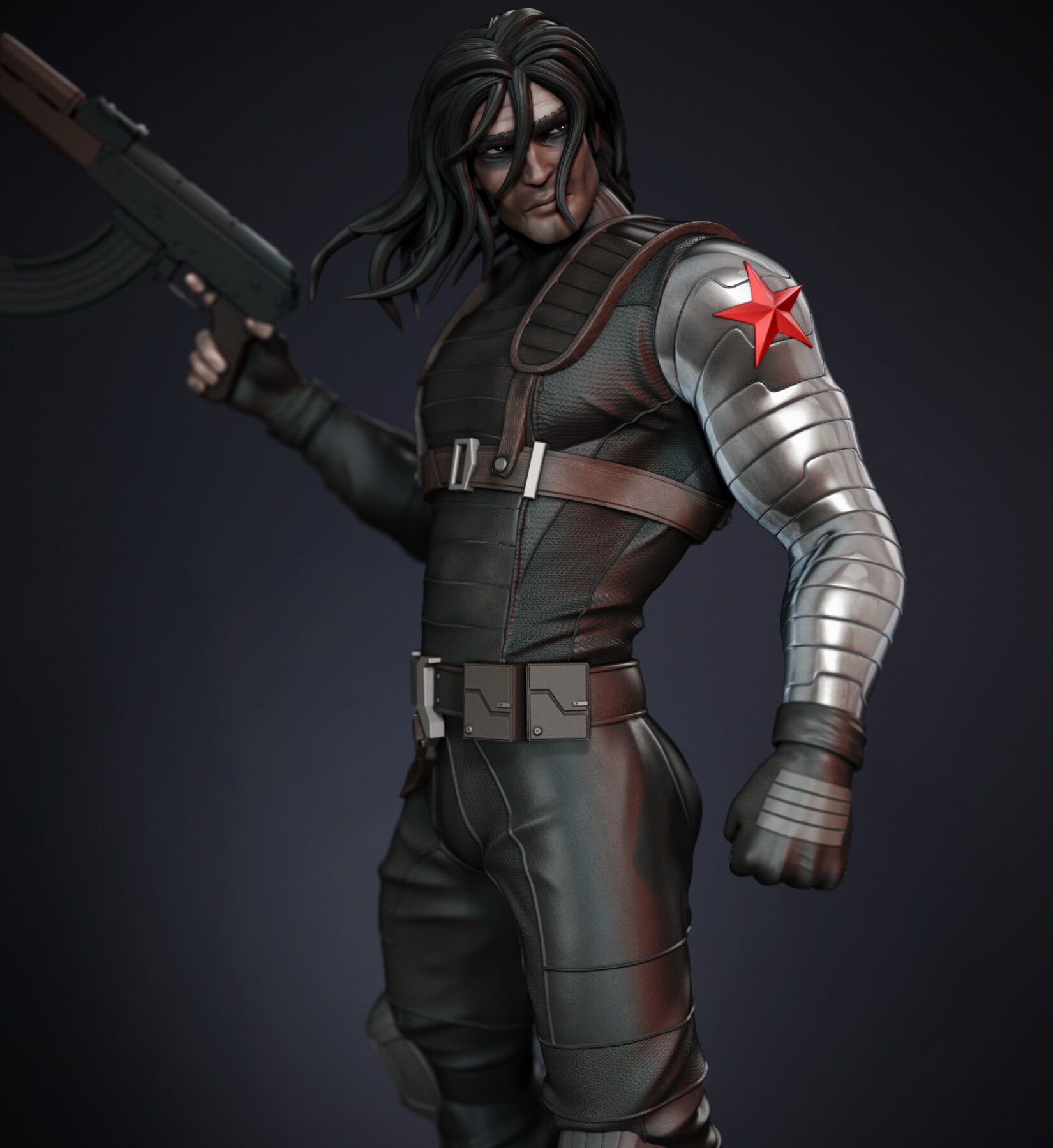 Wallpaper #Amg6G5MBSpphPi3-_R9T71 Artstation Winter Soldier