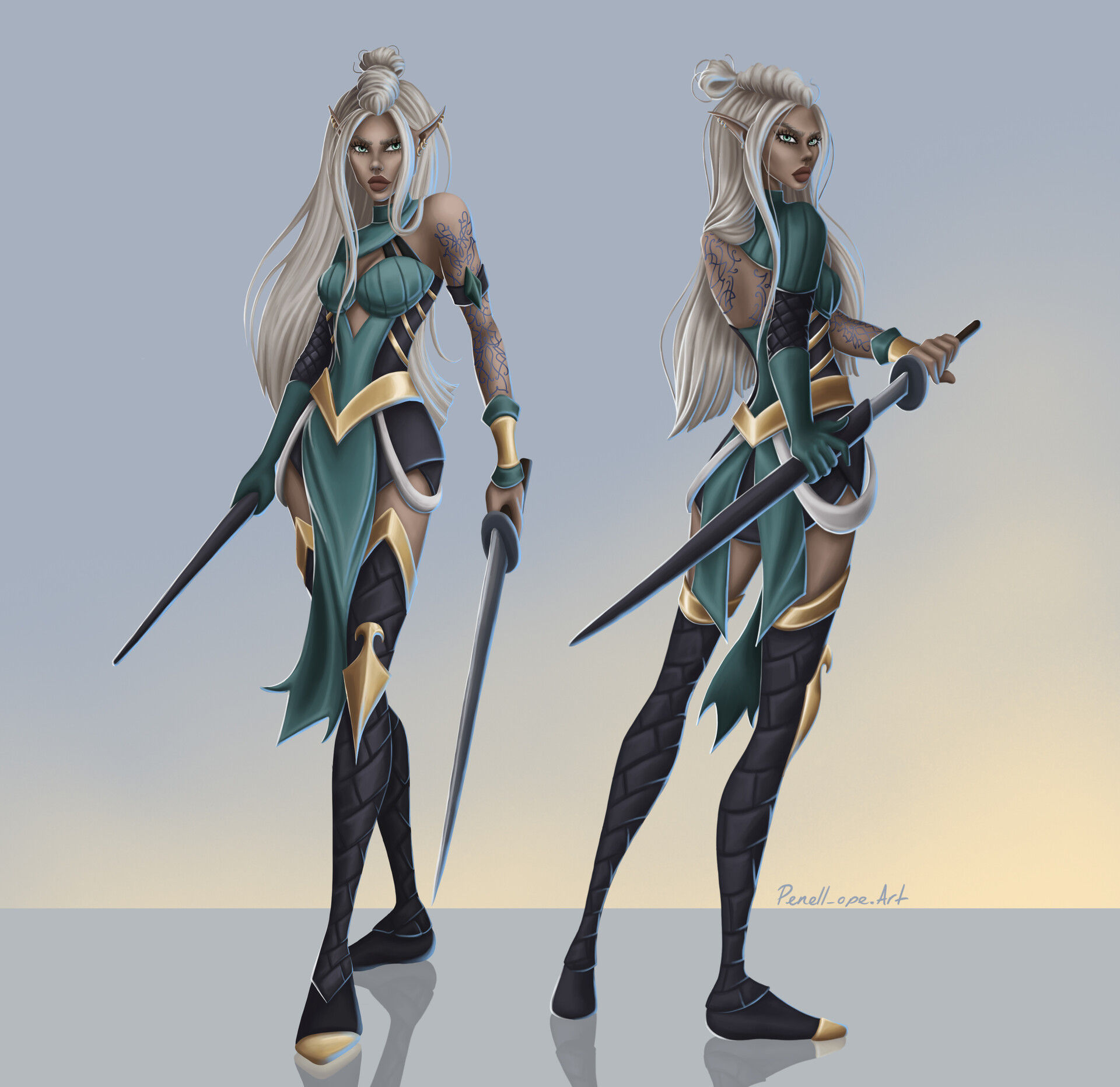 Wallpaper #FljiM5MBzN9vxX34CjrH25 Artstation Elf Character Design Alaria
