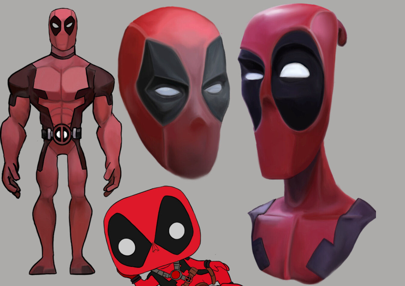 Wallpaper #Xx1nLZMBlOZrFDOkIND712 Artstation Deadpool Concept Art