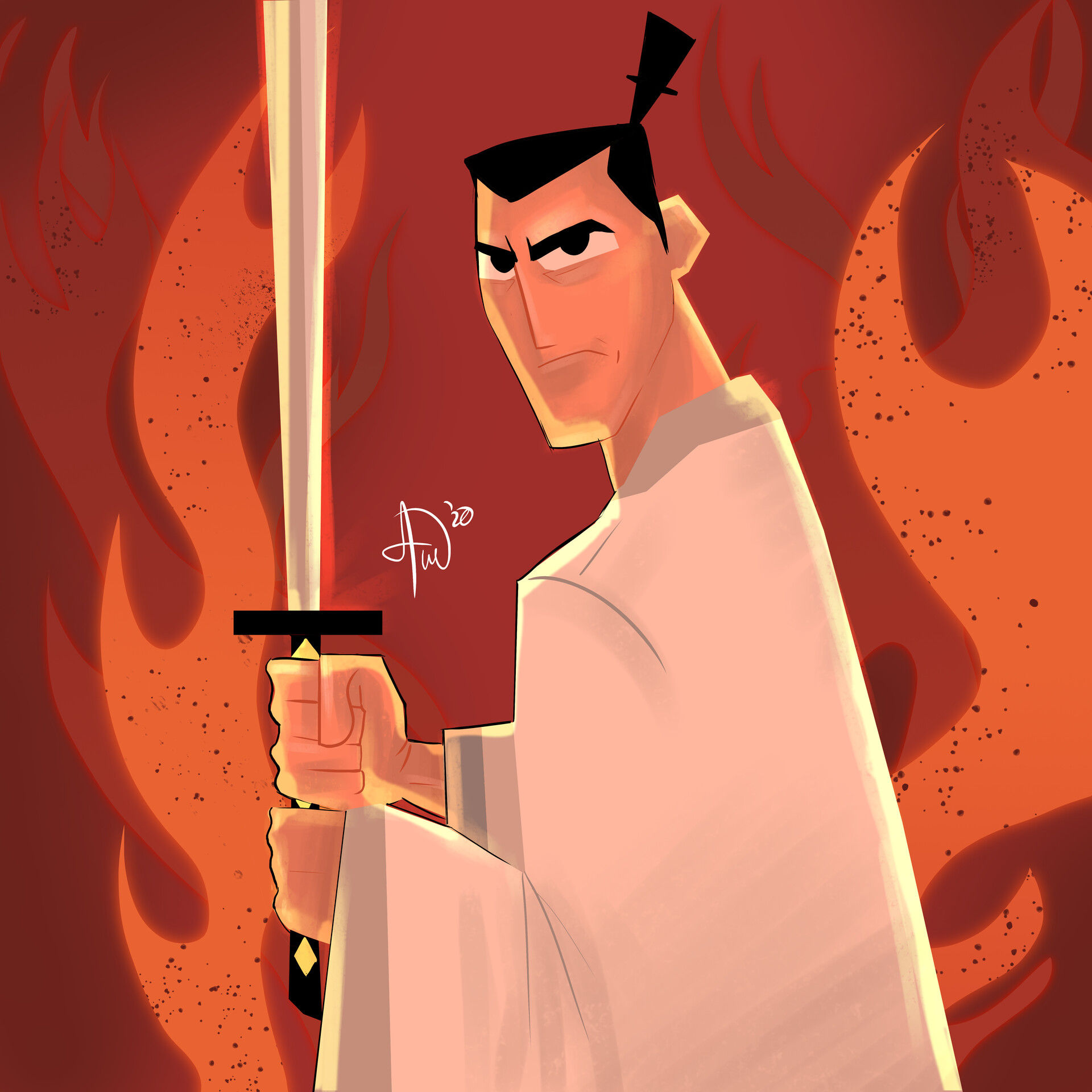 Wallpaper #LQPxZZMBpyOg8YnEktpT154 Artstation Samurai Jack Jack