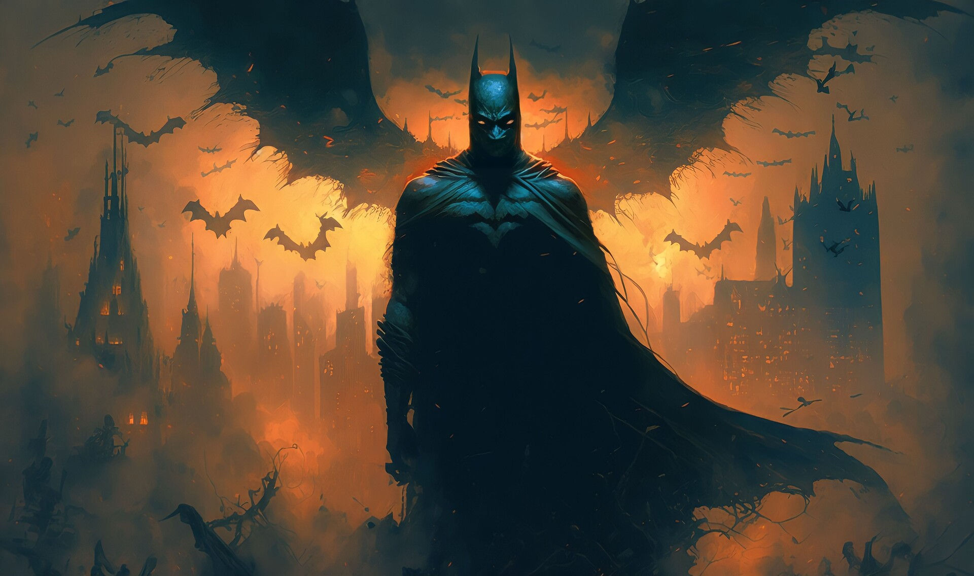 Wallpaper #qx0ULpMBlOZrFDOkP9JS224 Artstation Batman