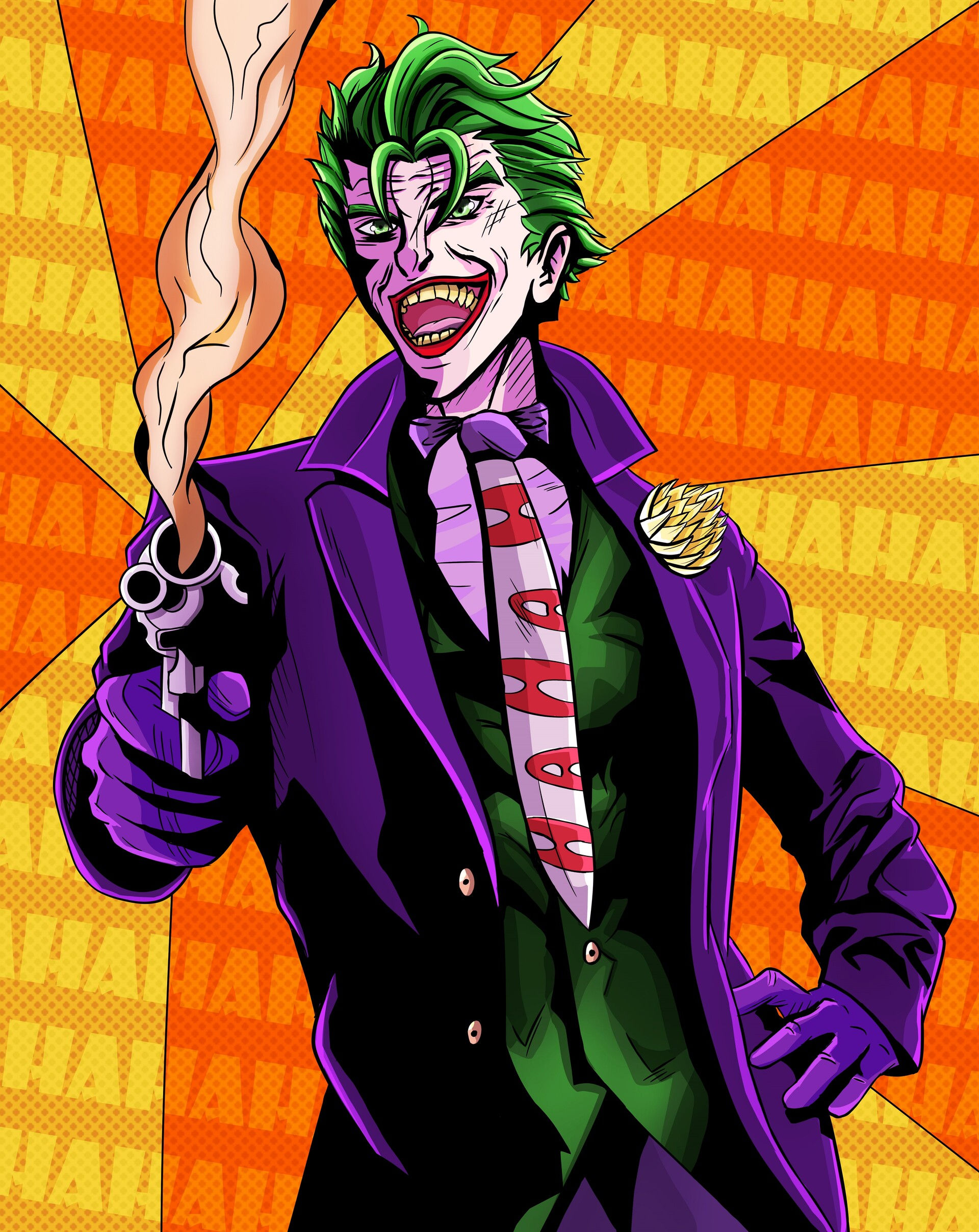 Wallpaper #9H1M8I4Bnwiau_P63QXr54 Artstation Joker Fan Art