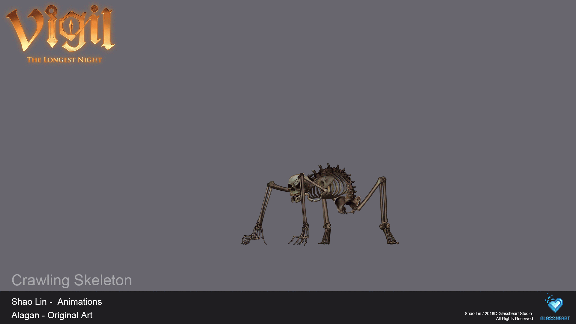 Wallpaper #vmczCZMBSpphPi3-o86c58 Shao Xii Crawling Skeleton Animation of Vigil the Longest Night
