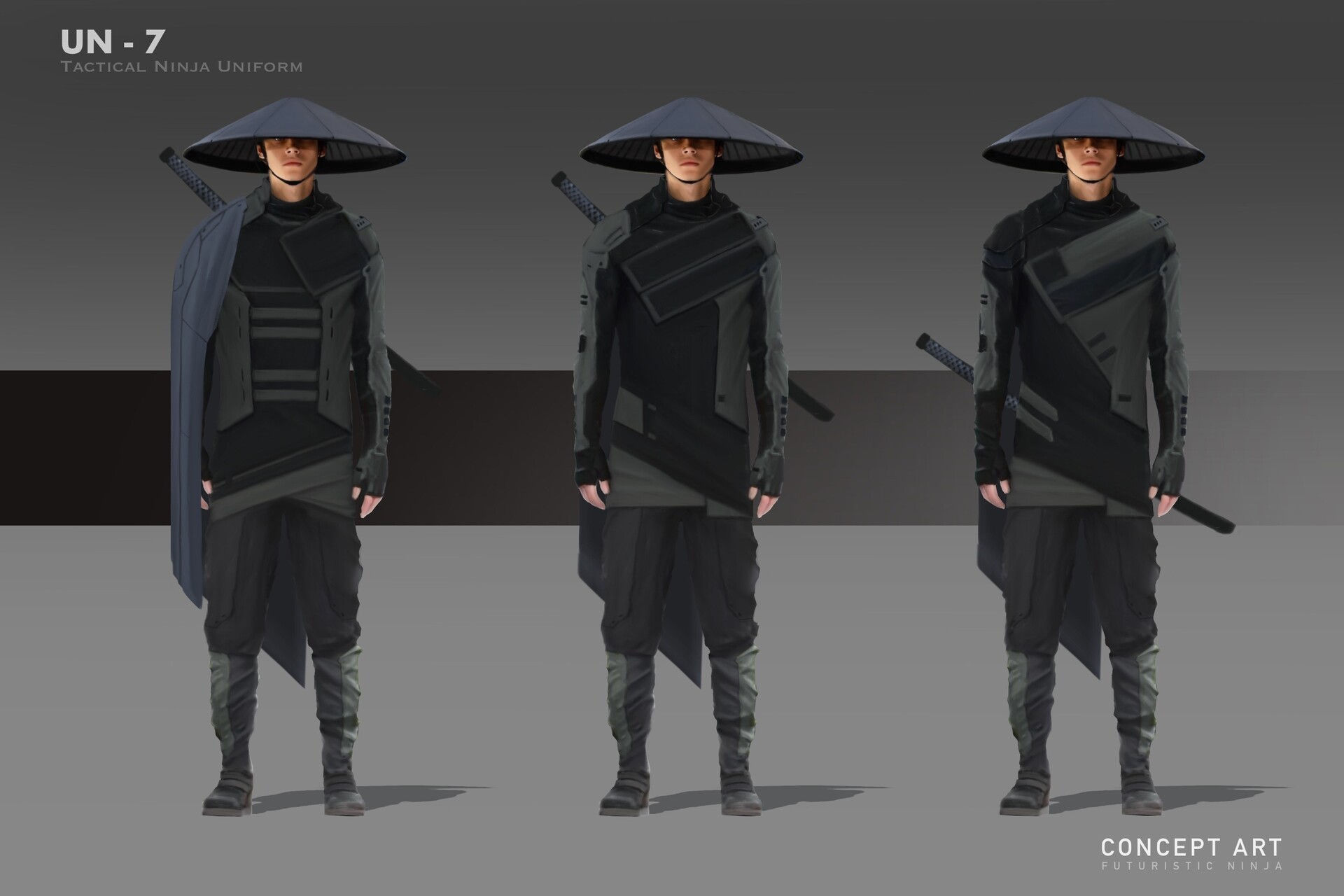 Wallpaper #Lx1VLZMBlOZrFDOk_dAO31 Artstation Sci Fi Ninja