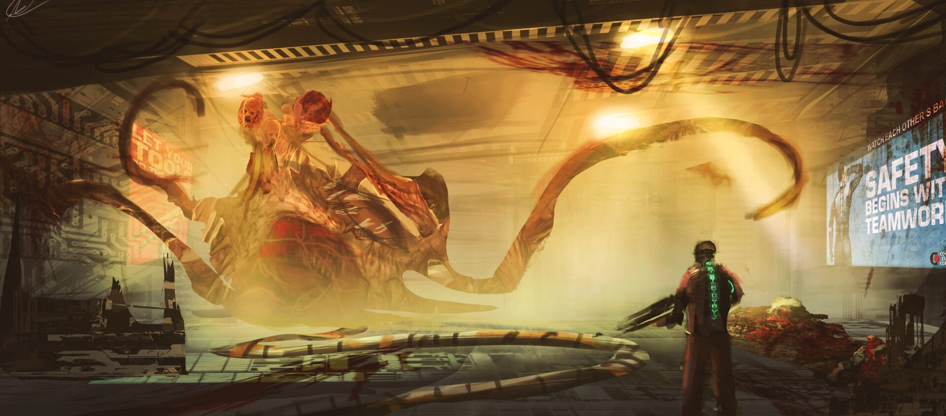 Wallpaper #XGfX_5IBSpphPi3-IaSA331 Artstation Sci Fi Horror Scene