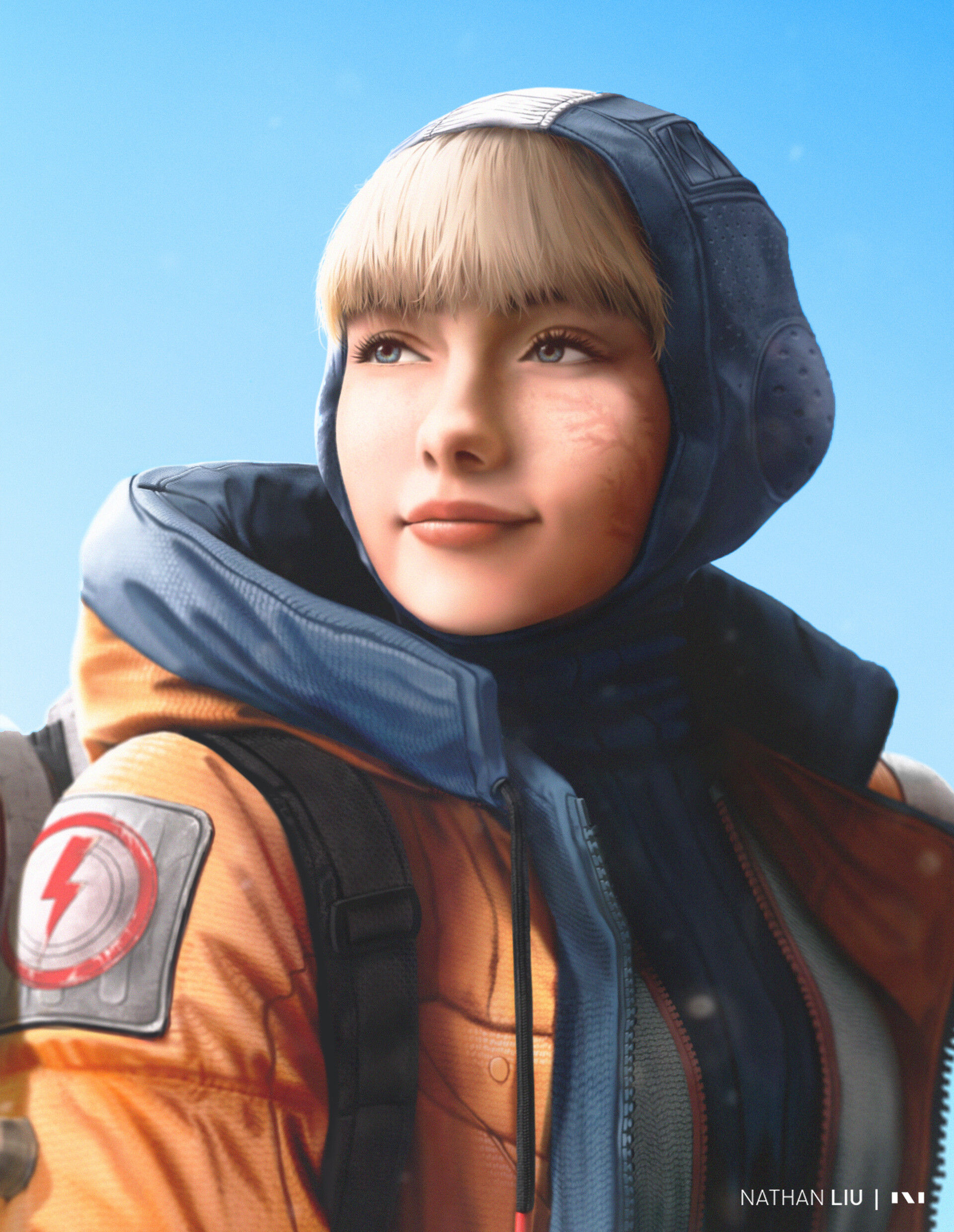 Wallpaper #4n3V9I4Bnwiau_P6bxC050 Artstation Wattson Apex Legends