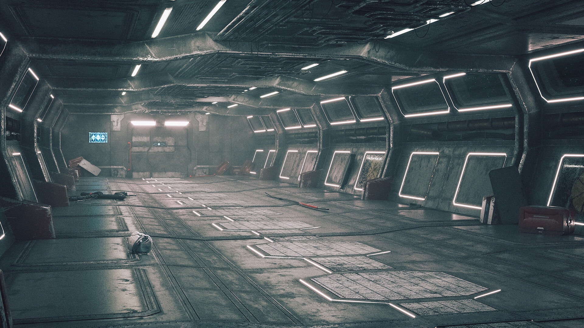 Wallpaper #8miAIJMBSpphPi3-mS3Z6 Artstation Abandoned Spaceship